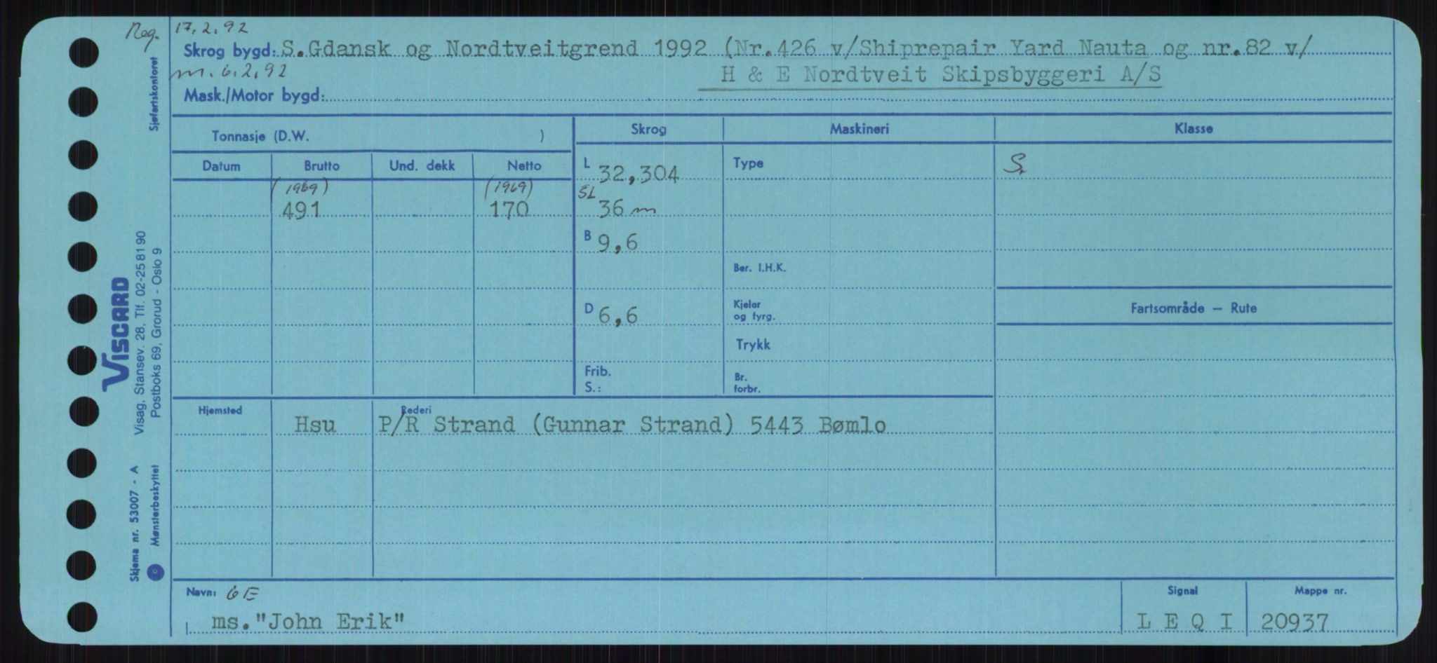 Sjøfartsdirektoratet med forløpere, Skipsmålingen, AV/RA-S-1627/H/Ha/L0003/0001: Fartøy, Hilm-Mar / Fartøy, Hilm-Kol, s. 521