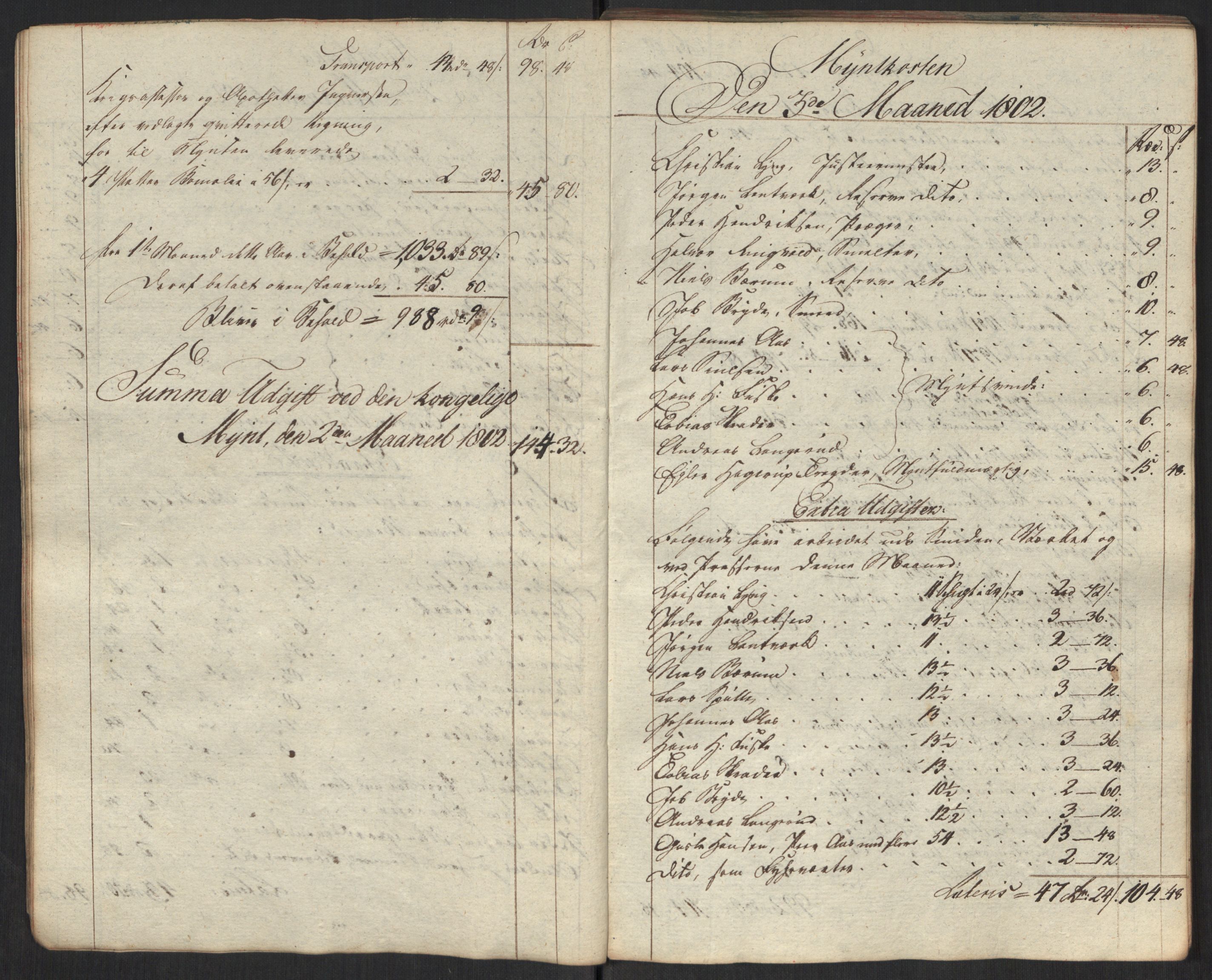 Rentekammeret inntil 1814, Realistisk ordnet avdeling, AV/RA-EA-4070/Oa/L0010: [Y8]: Regninger for Kongsbergs mynt., 1760-1805, s. 619