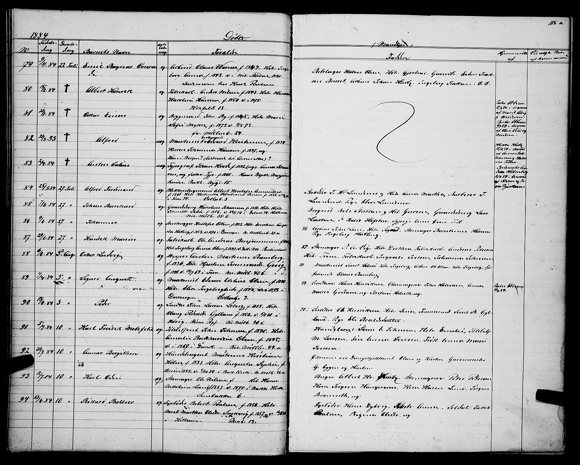 Ministerialprotokoller, klokkerbøker og fødselsregistre - Sør-Trøndelag, SAT/A-1456/604/L0220: Klokkerbok nr. 604C03, 1870-1885, s. 118a