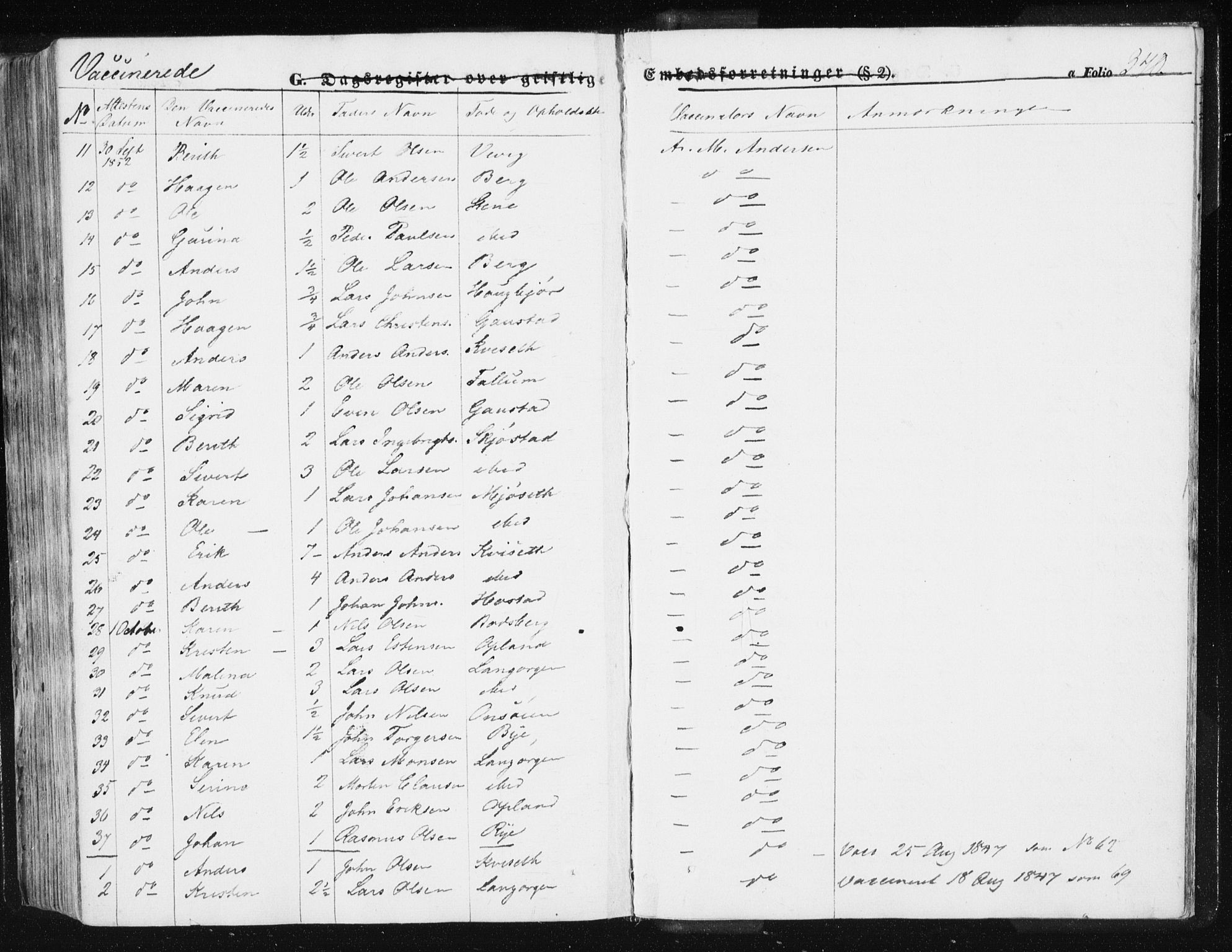 Ministerialprotokoller, klokkerbøker og fødselsregistre - Sør-Trøndelag, SAT/A-1456/612/L0376: Ministerialbok nr. 612A08, 1846-1859, s. 340