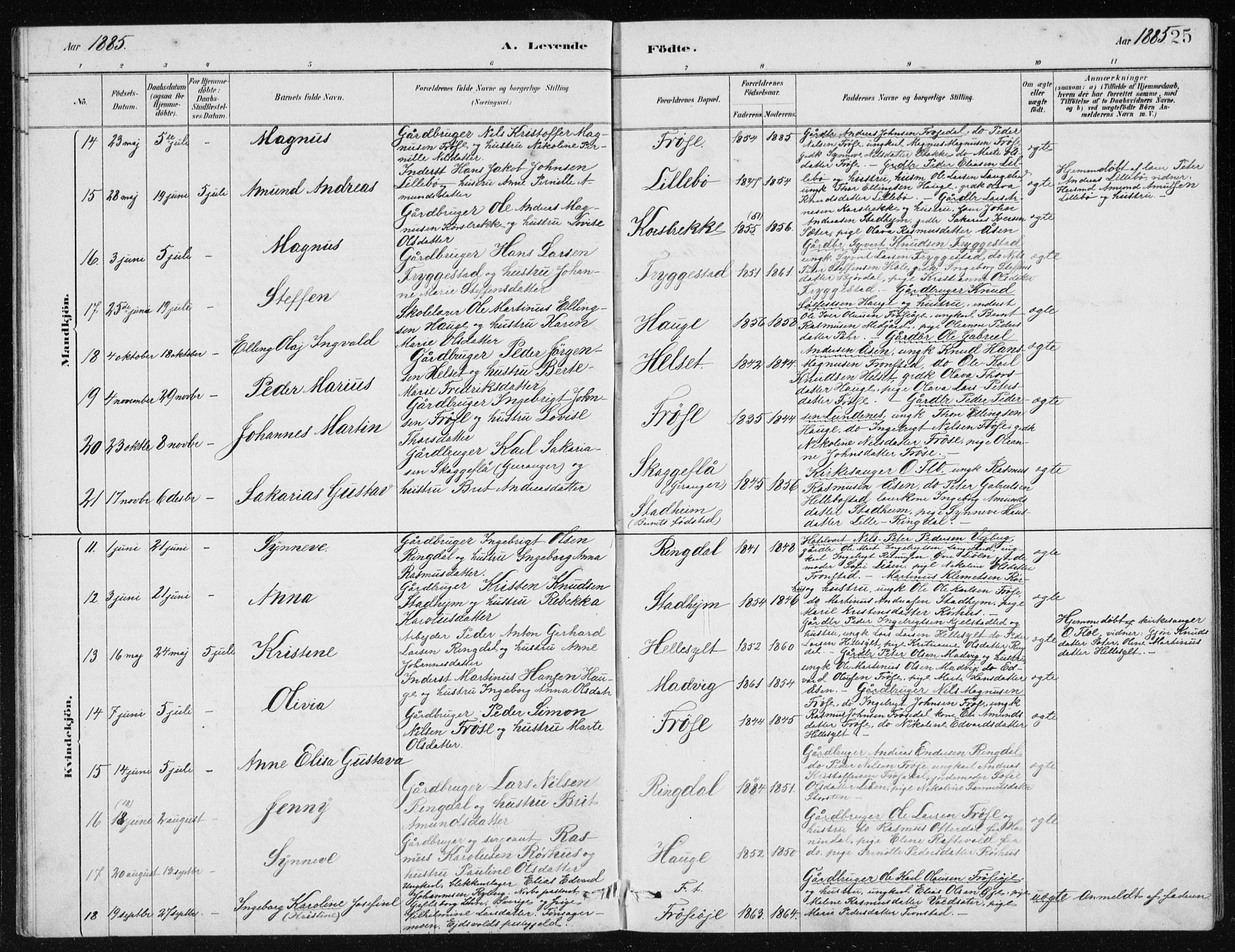 Ministerialprotokoller, klokkerbøker og fødselsregistre - Møre og Romsdal, AV/SAT-A-1454/517/L0230: Klokkerbok nr. 517C03, 1879-1912, s. 25