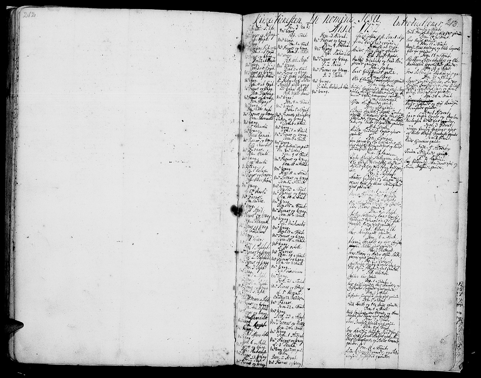 Vang prestekontor, Hedmark, AV/SAH-PREST-008/H/Ha/Haa/L0002A: Ministerialbok nr. 2A, 1713-1733, s. 212-213