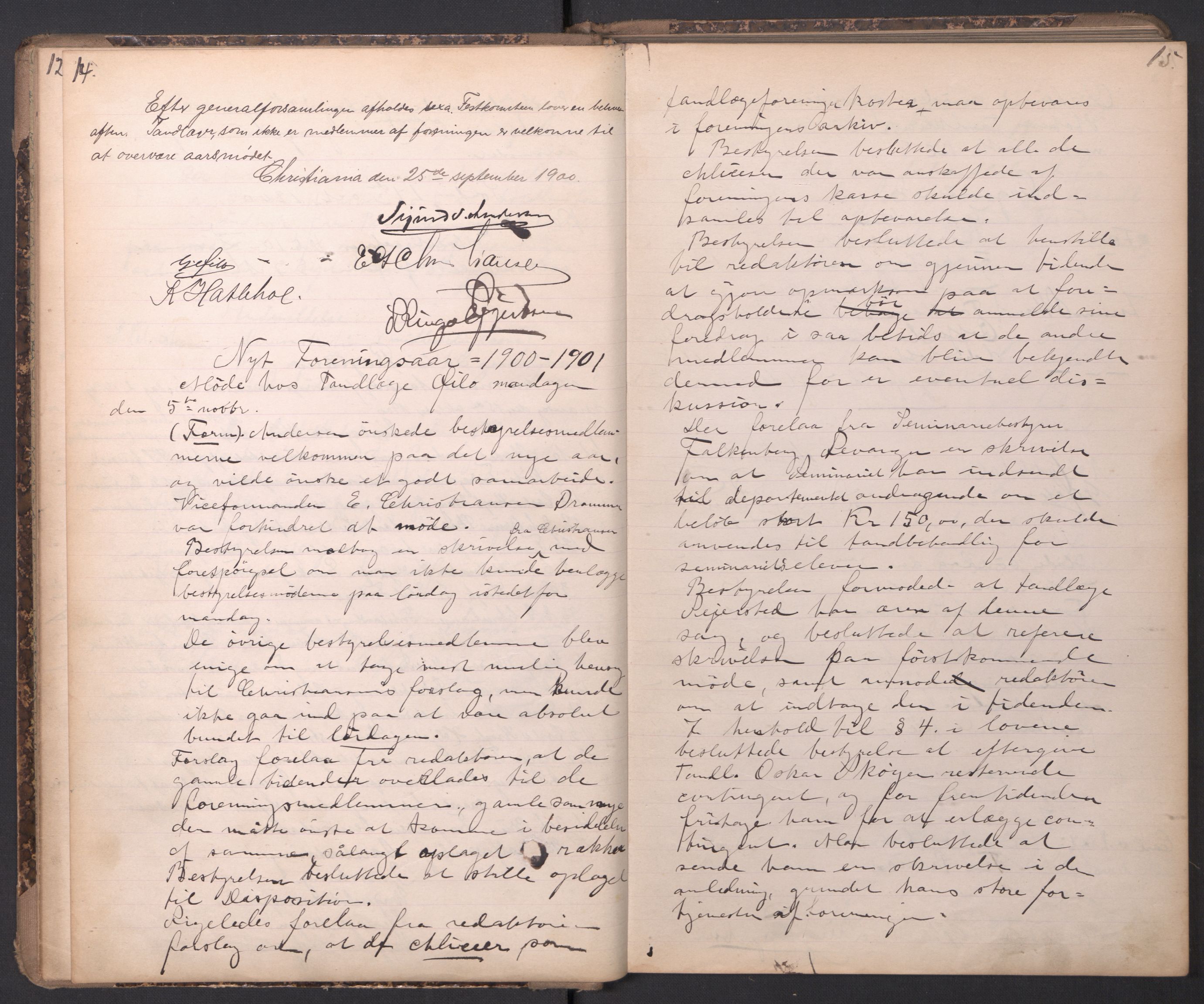 Den norske tannlegeforening, AV/RA-PA-0862/1/A/Ab/L0003: Forhandlingsprotokoll, 1899-1912, s. 14-15