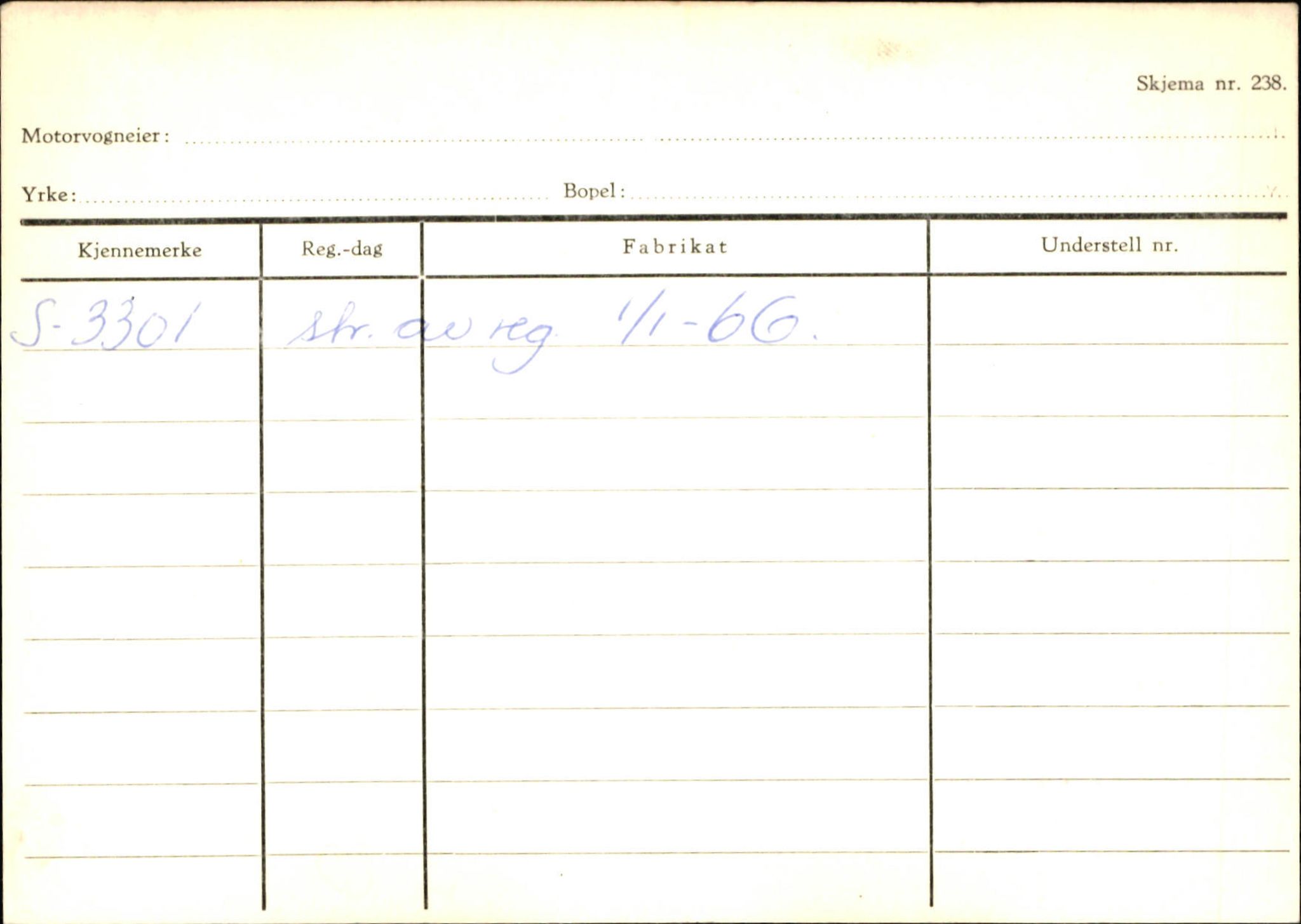 Statens vegvesen, Sogn og Fjordane vegkontor, AV/SAB-A-5301/4/F/L0125: Eigarregister Sogndal V-Å. Aurland A-Å. Fjaler A-N, 1945-1975, s. 1336