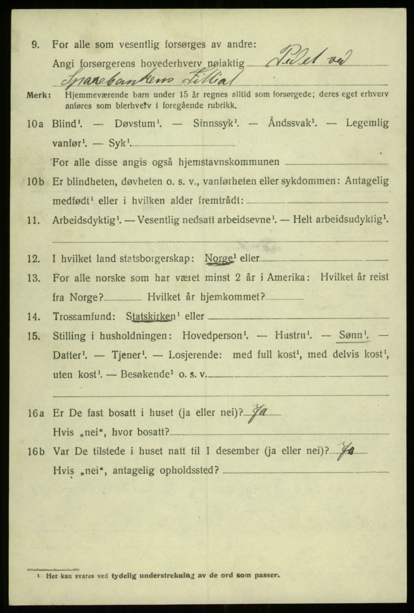 SAB, Folketelling 1920 for 1301 Bergen kjøpstad, 1920, s. 218666