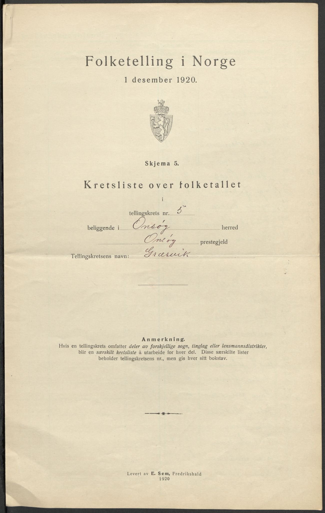 SAO, Folketelling 1920 for 0134 Onsøy herred, 1920, s. 20