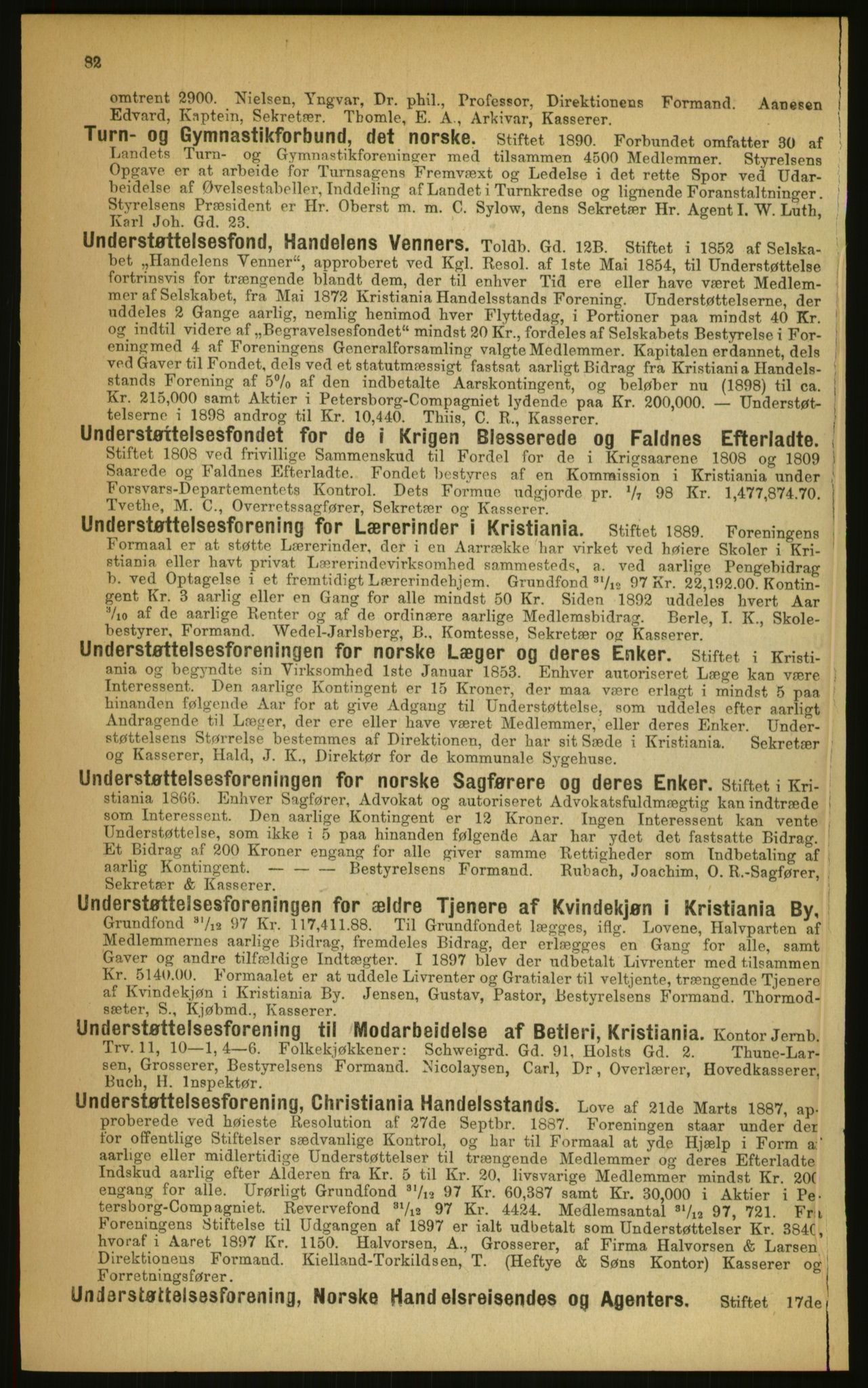 Kristiania/Oslo adressebok, PUBL/-, 1899, s. 82