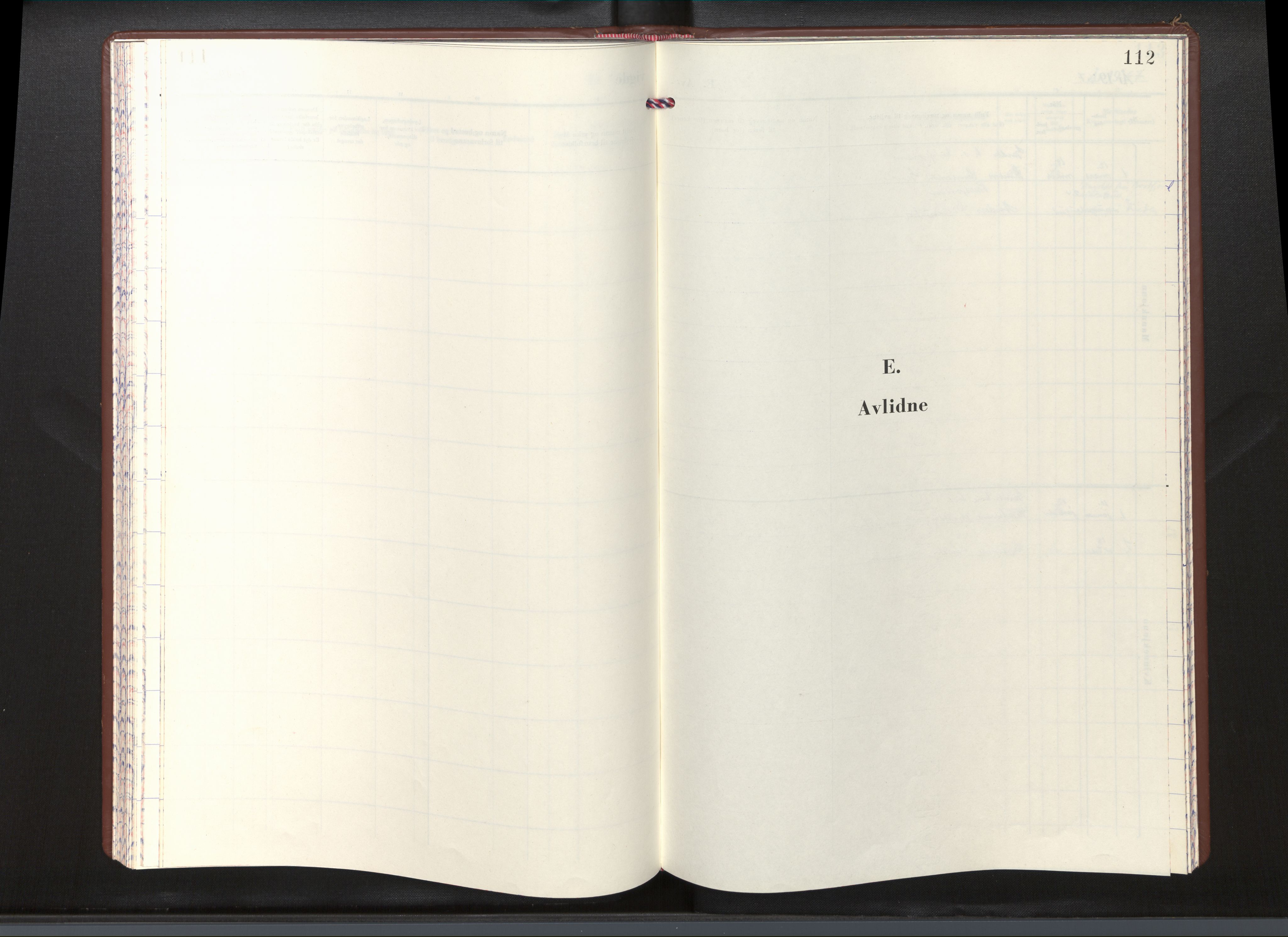 Gloppen sokneprestembete, AV/SAB-A-80101/H/Hab/Habd/L0003: Klokkerbok nr. D 3, 1967-1984, s. 111b-112a