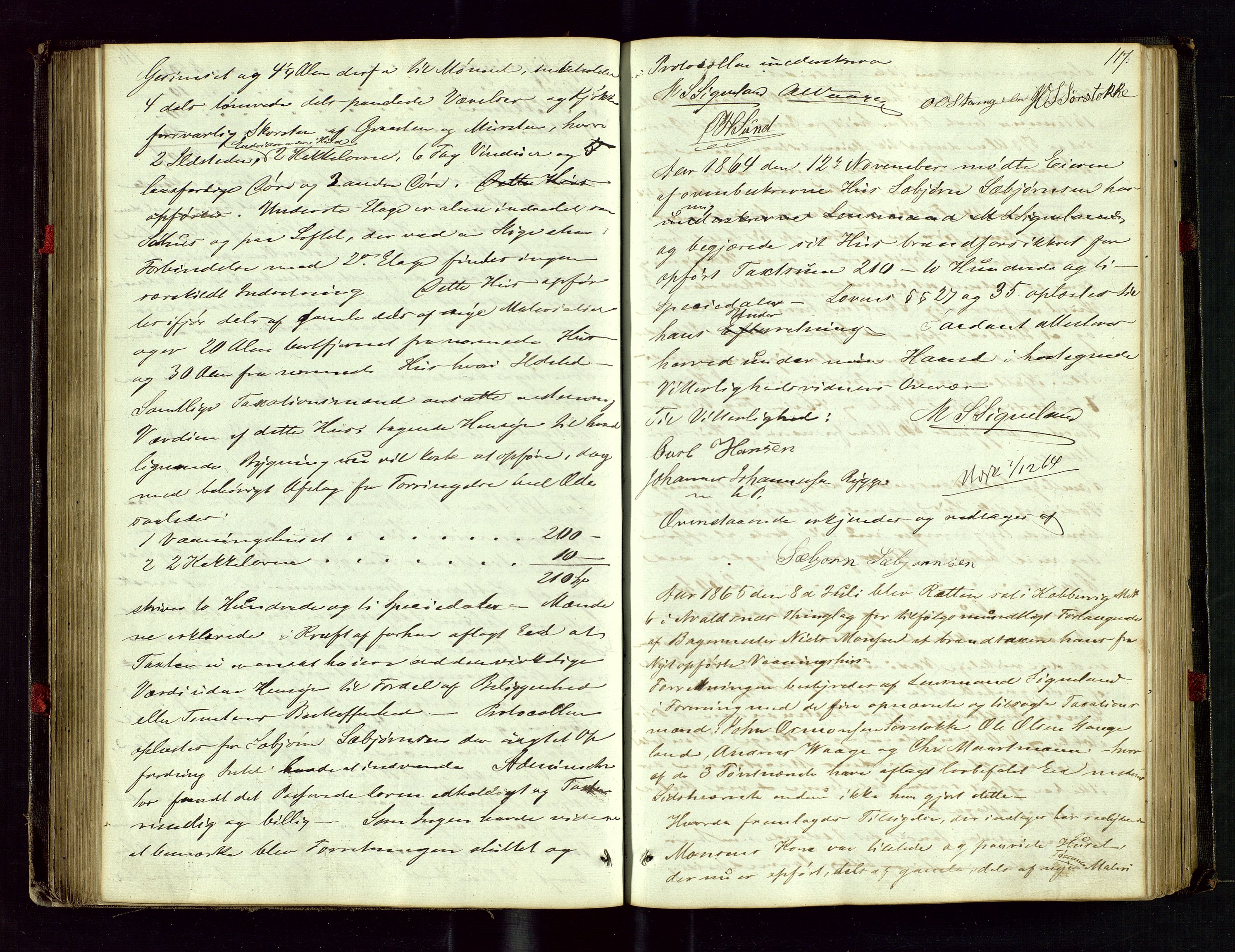 Avaldsnes lensmannskontor, AV/SAST-A-100286/Goa/L0001: "Brandtaxations-Protocol", 1846-1872, s. 116b-117a