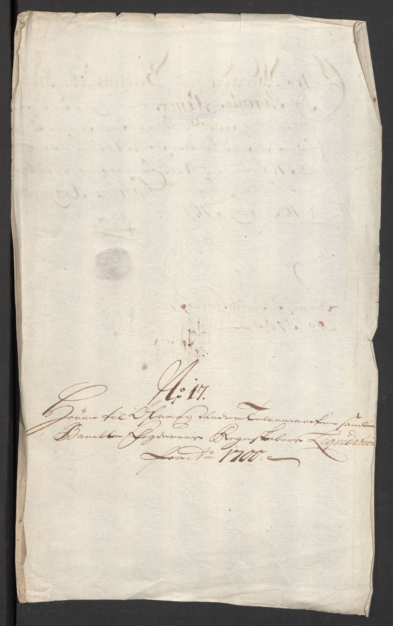 Rentekammeret inntil 1814, Reviderte regnskaper, Fogderegnskap, RA/EA-4092/R36/L2104: Fogderegnskap Øvre og Nedre Telemark og Bamble, 1700, s. 191