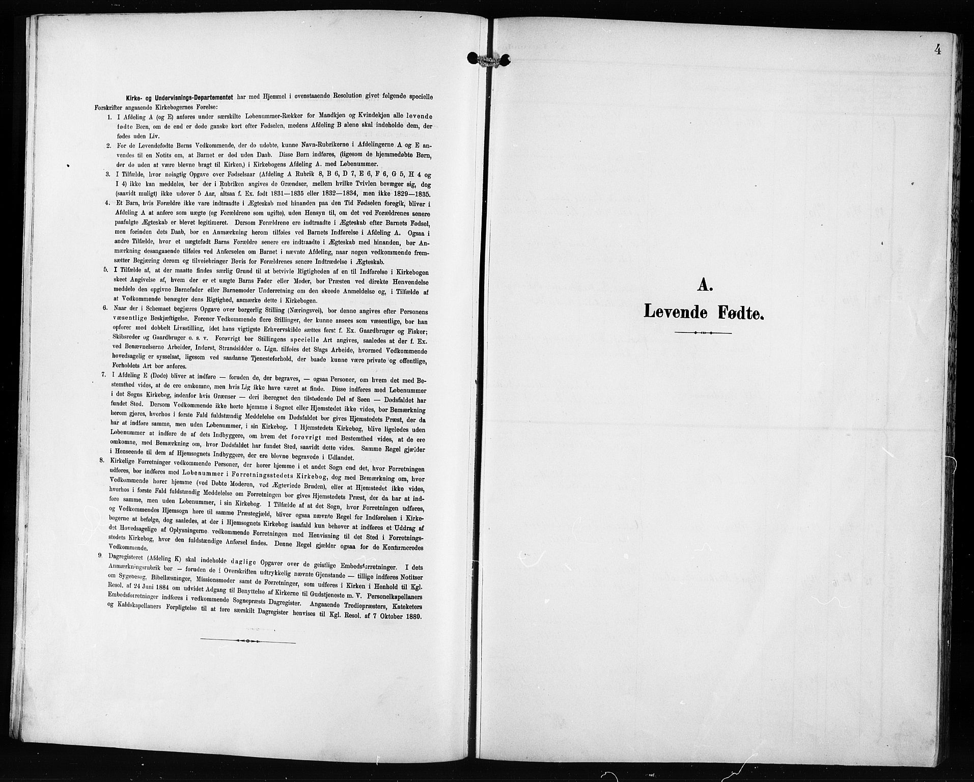 Fana Sokneprestembete, AV/SAB-A-75101/H/Hab/Haba/L0004: Klokkerbok nr. A 4, 1902-1912, s. 4