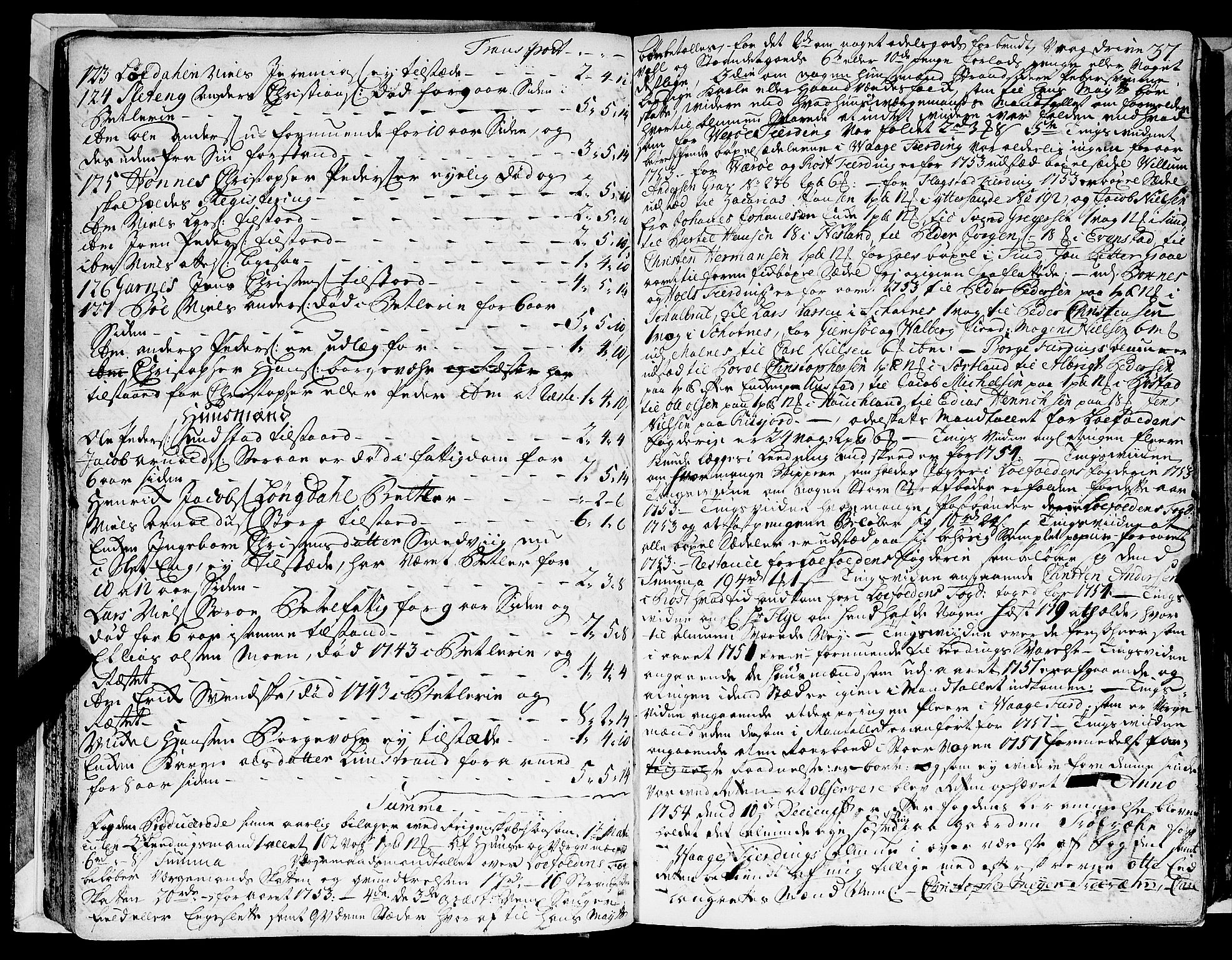 Lofoten sorenskriveri, SAT/A-0017/1/1/1A/L0006: Tingbok, 1752-1767, s. 36