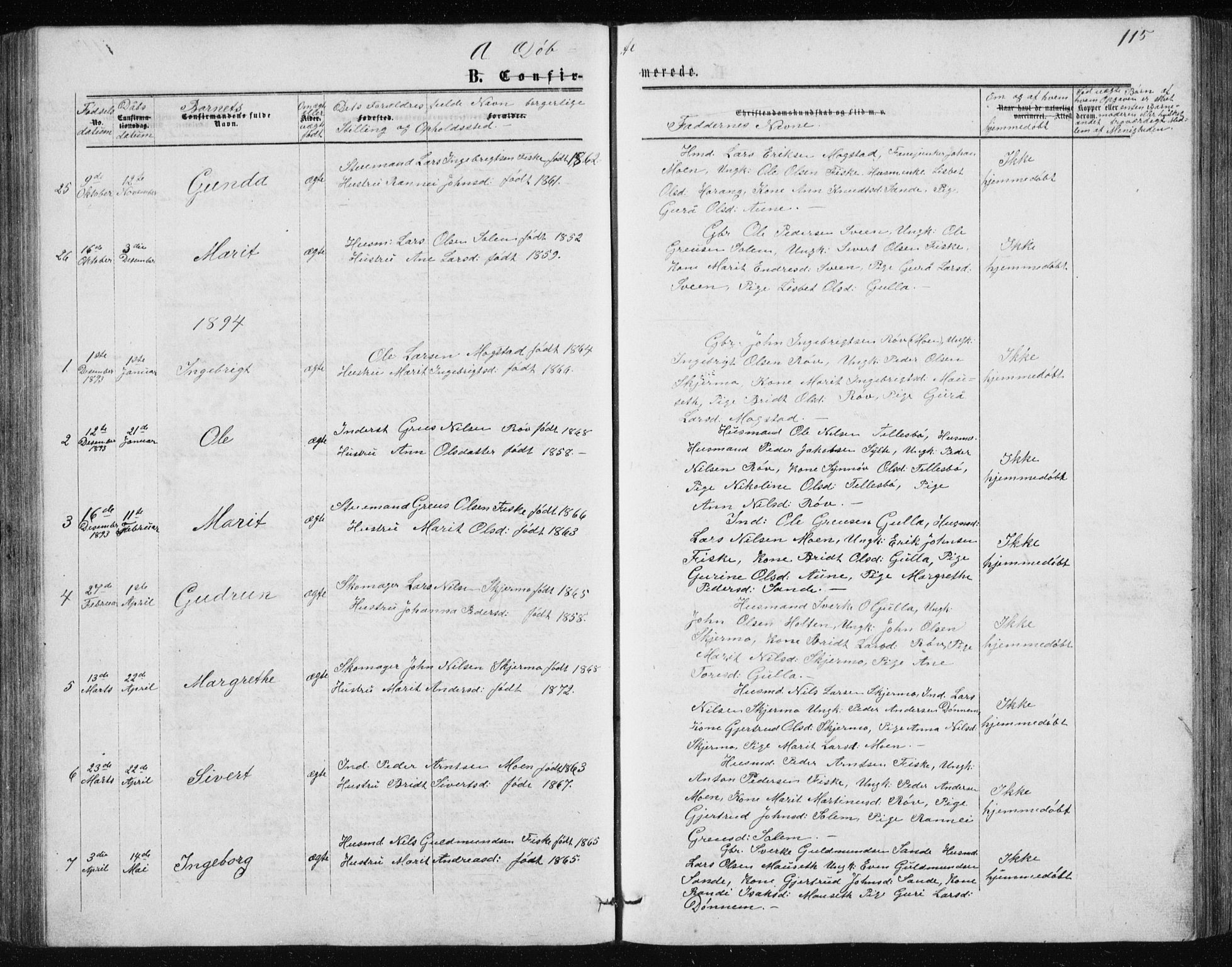 Ministerialprotokoller, klokkerbøker og fødselsregistre - Møre og Romsdal, AV/SAT-A-1454/597/L1064: Klokkerbok nr. 597C01, 1866-1898, s. 115