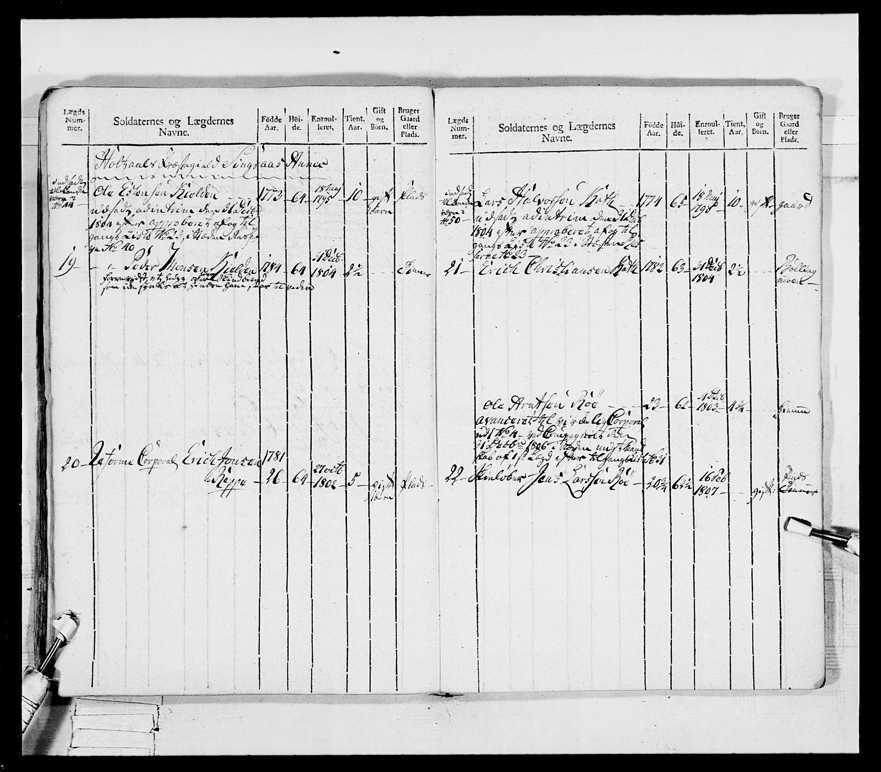 Generalitets- og kommissariatskollegiet, Det kongelige norske kommissariatskollegium, AV/RA-EA-5420/E/Eh/L0075b: 1. Trondheimske nasjonale infanteriregiment, 1807, s. 105