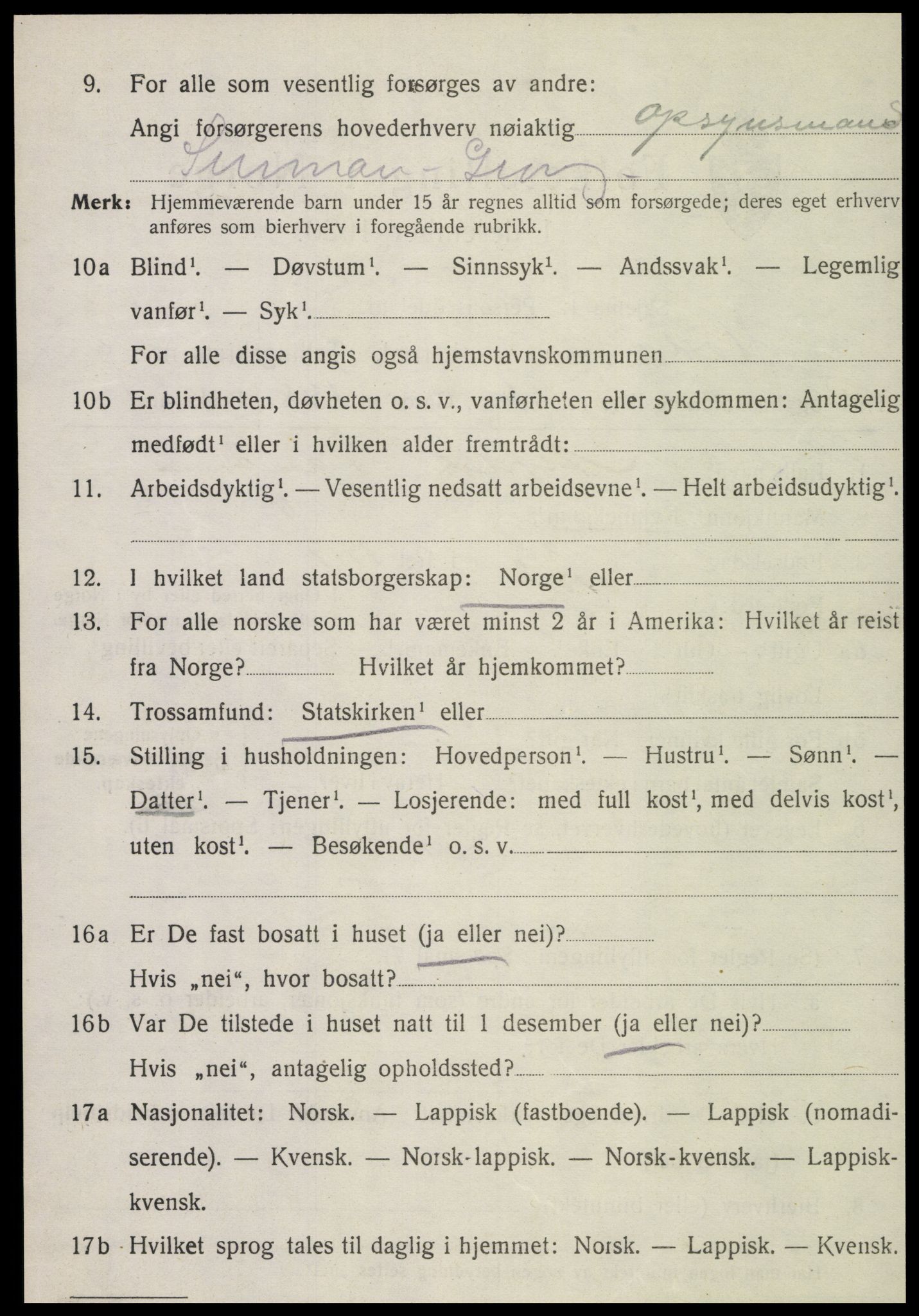 SAT, Folketelling 1920 for 1734 Stod herred, 1920, s. 1579