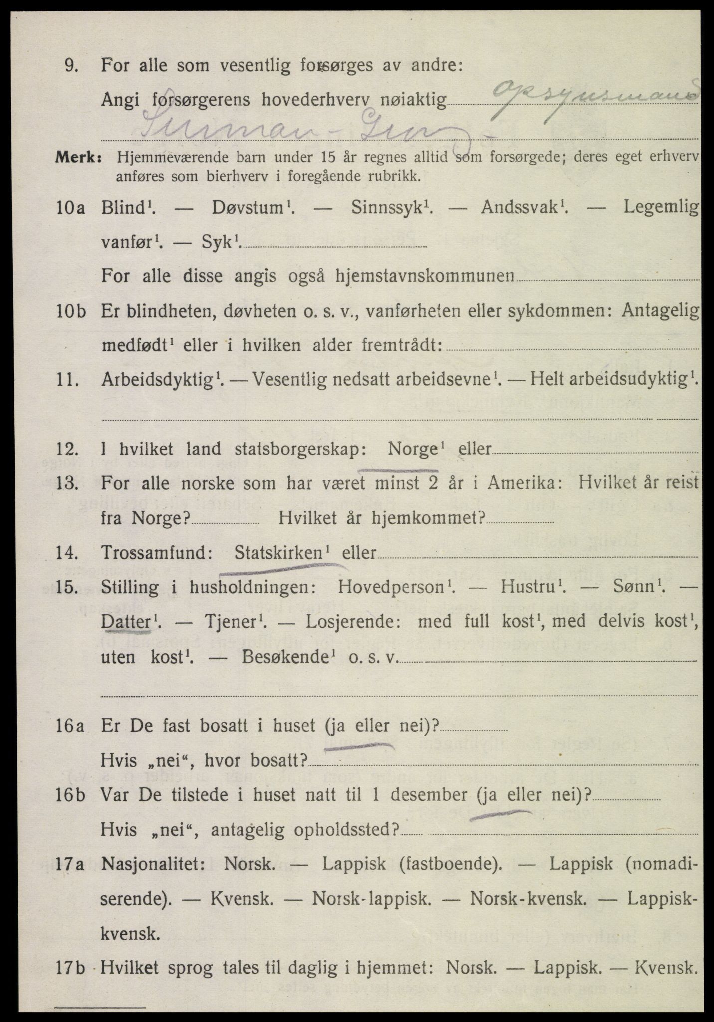 SAT, Folketelling 1920 for 1734 Stod herred, 1920, s. 1579