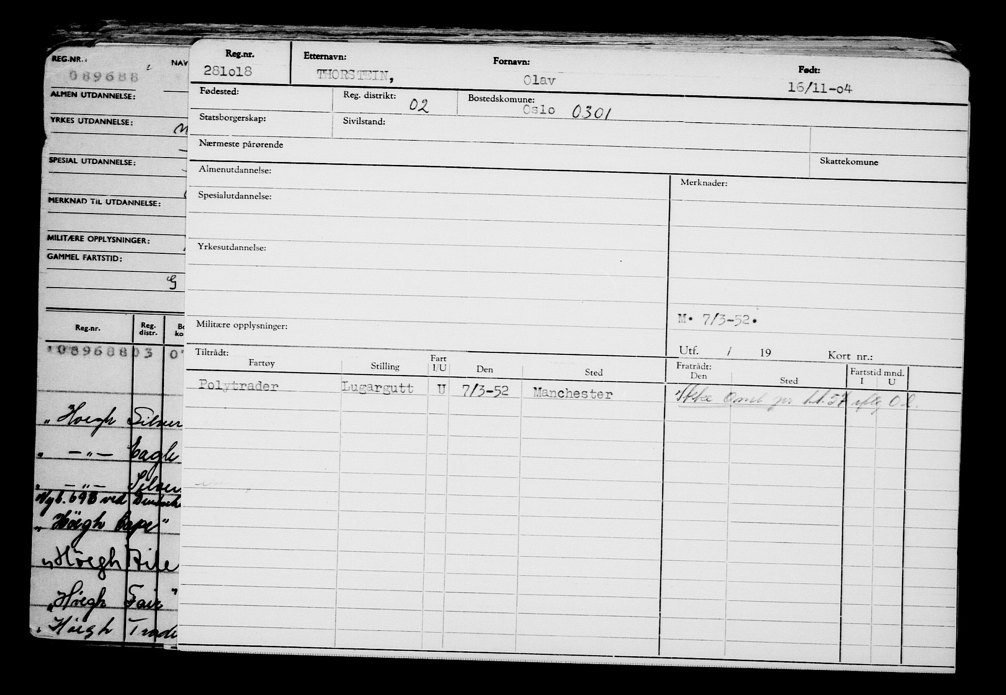 Direktoratet for sjømenn, AV/RA-S-3545/G/Gb/L0056: Hovedkort, 1904, s. 451