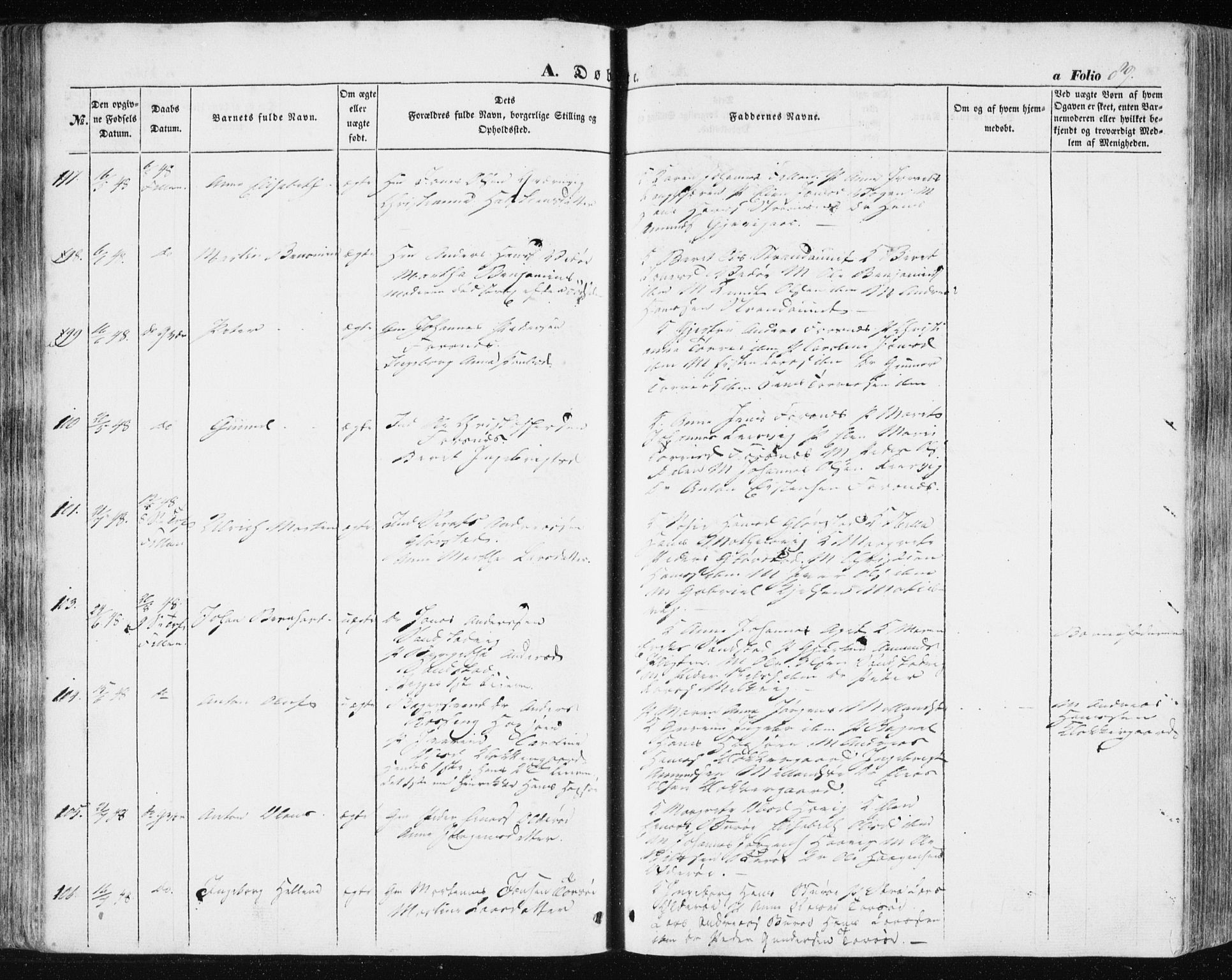 Ministerialprotokoller, klokkerbøker og fødselsregistre - Sør-Trøndelag, AV/SAT-A-1456/634/L0529: Ministerialbok nr. 634A05, 1843-1851, s. 89