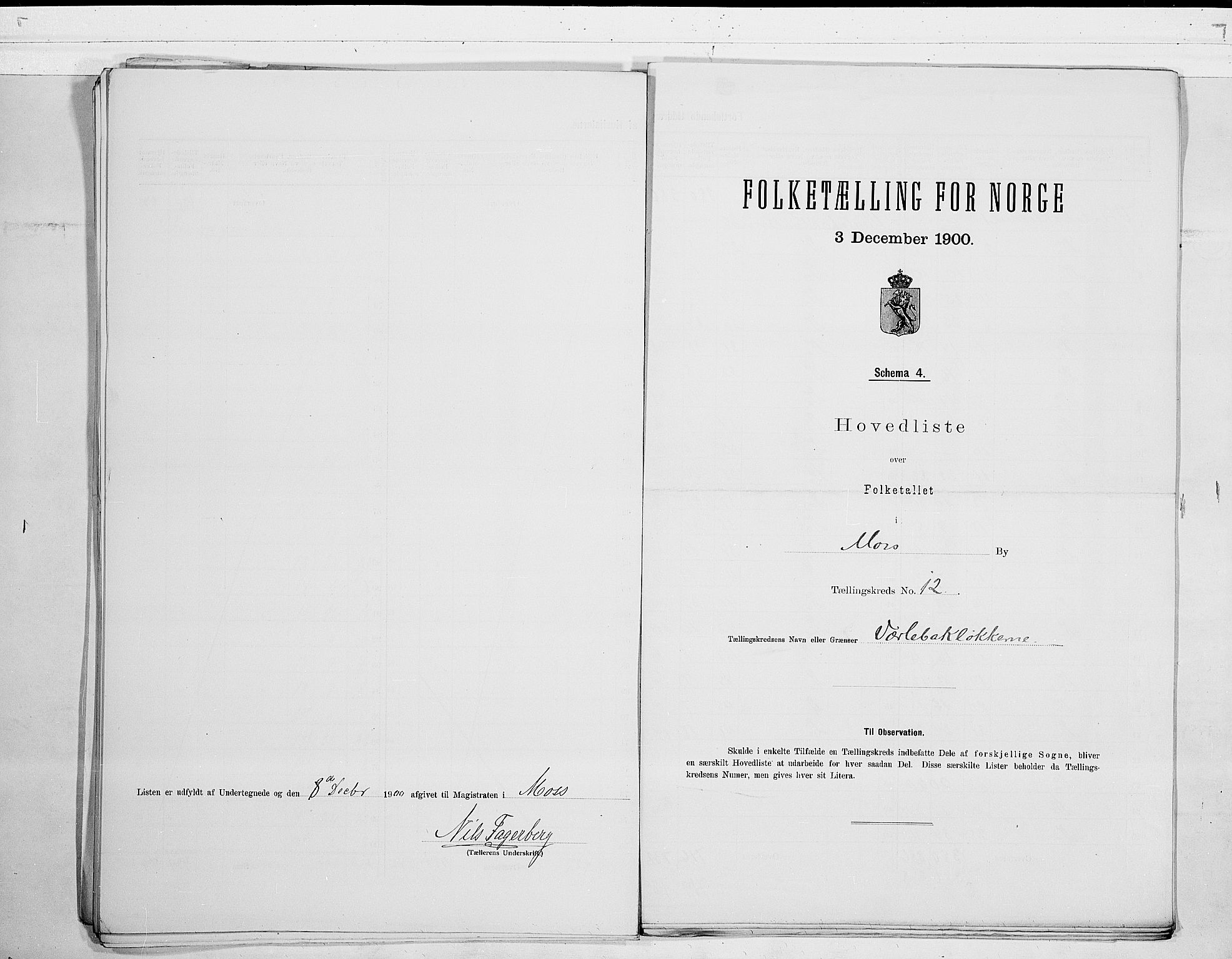 SAO, Folketelling 1900 for 0104 Moss kjøpstad, 1900, s. 26