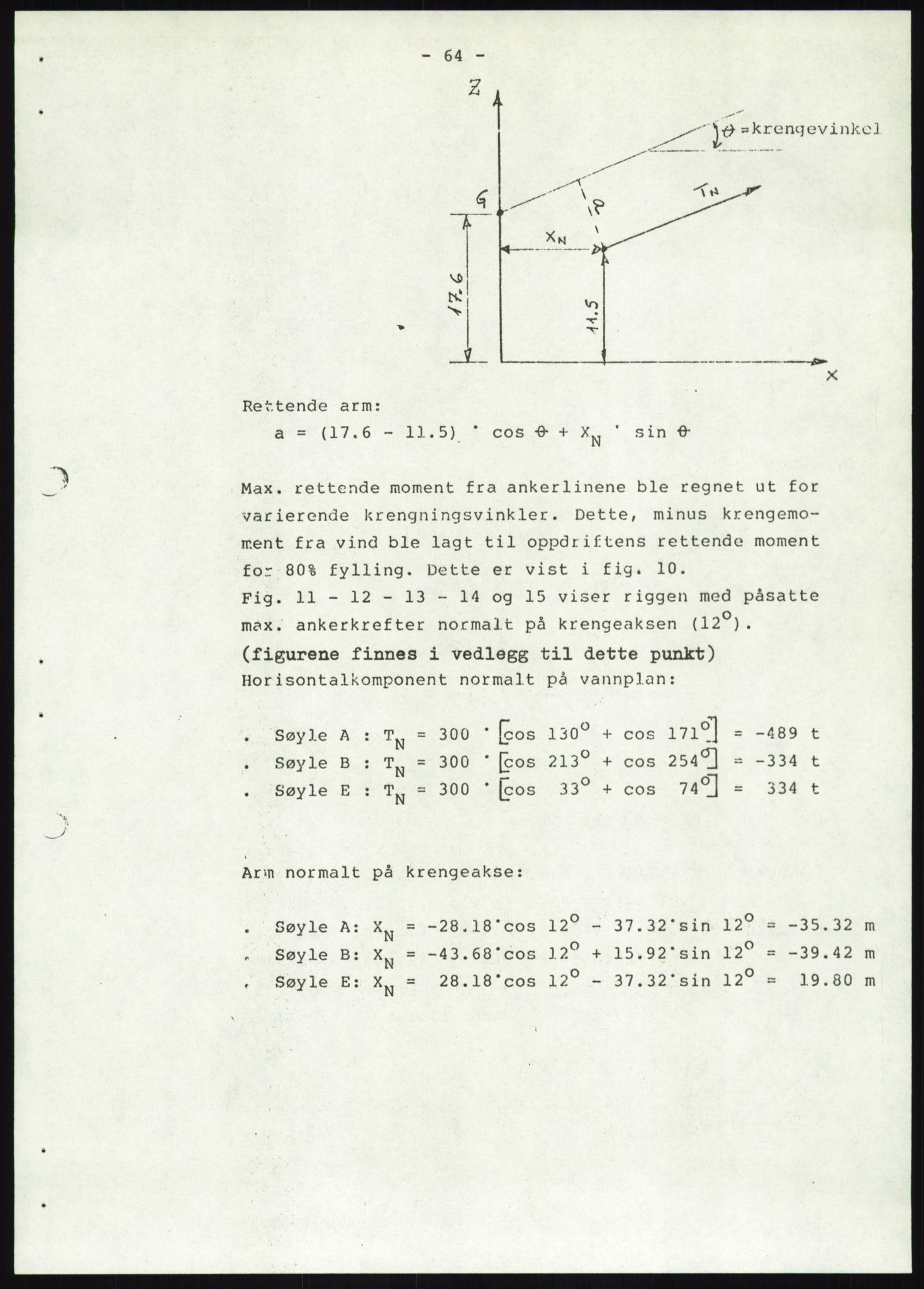 Justisdepartementet, Granskningskommisjonen ved Alexander Kielland-ulykken 27.3.1980, AV/RA-S-1165/D/L0019: S Værforhold (Doku.liste + S1-S5 av 5)/ T (T1-T2)/ U Stabilitet (Doku.liste + U1-U5 av 5), 1980-1981, s. 884