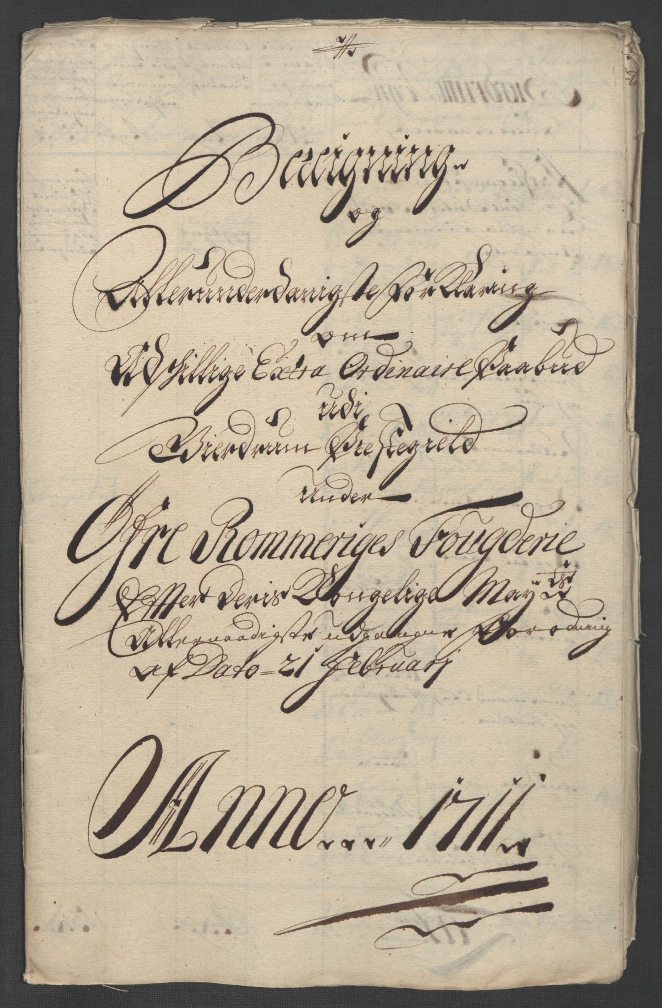 Rentekammeret inntil 1814, Reviderte regnskaper, Fogderegnskap, RA/EA-4092/R12/L0721: Fogderegnskap Øvre Romerike, 1711, s. 238
