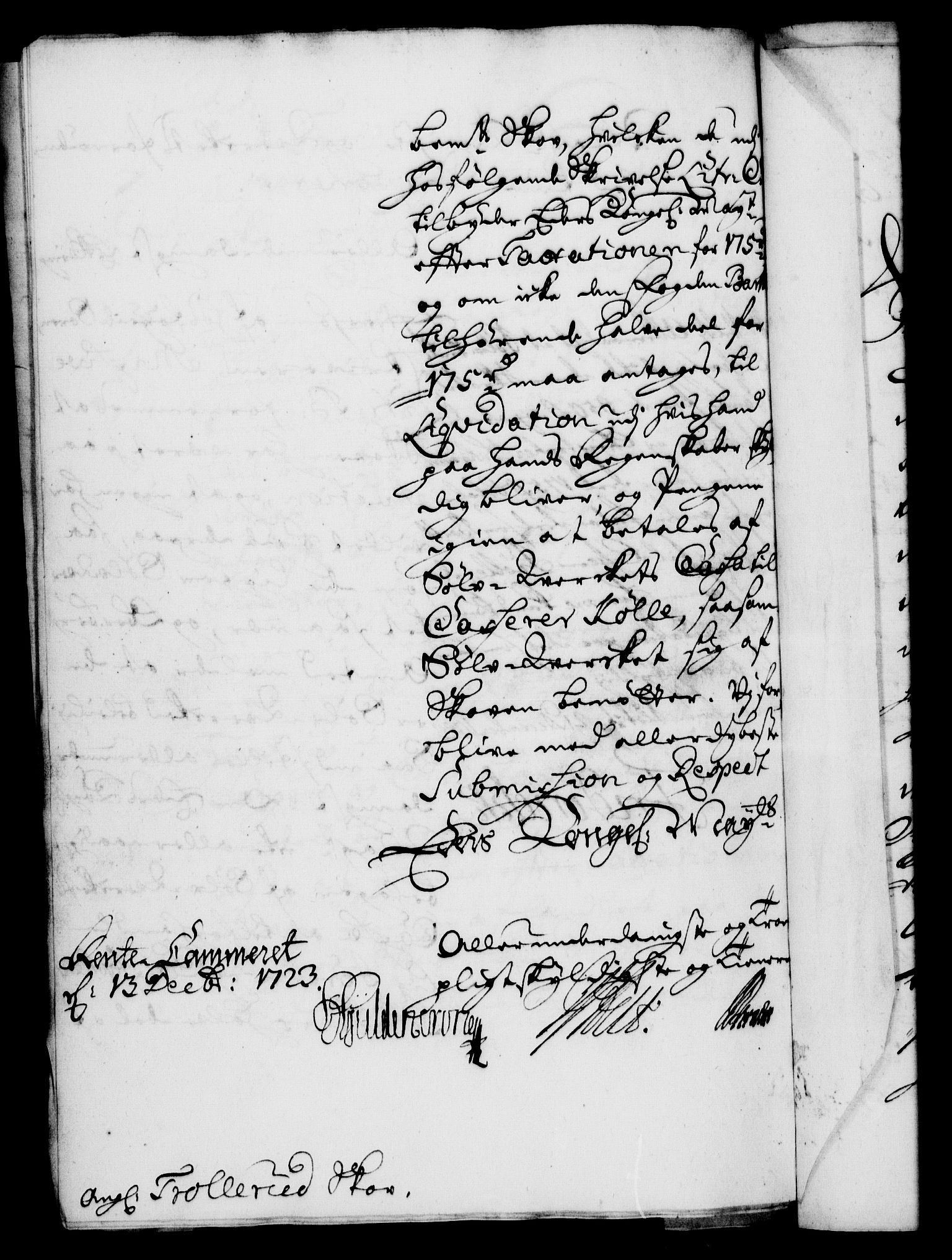 Rentekammeret, Kammerkanselliet, AV/RA-EA-3111/G/Gf/Gfa/L0006: Norsk relasjons- og resolusjonsprotokoll (merket RK 52.6), 1723, s. 1391