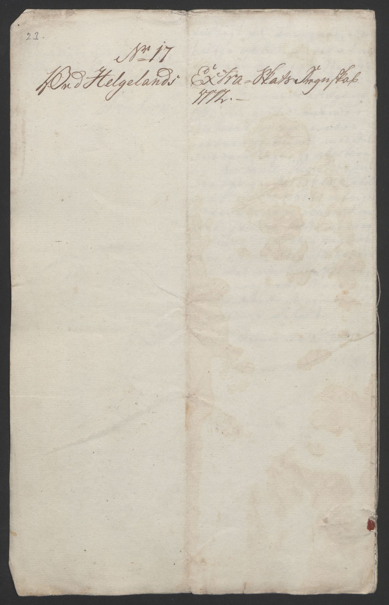 Rentekammeret inntil 1814, Reviderte regnskaper, Fogderegnskap, AV/RA-EA-4092/R65/L4573: Ekstraskatten Helgeland, 1762-1772, s. 653