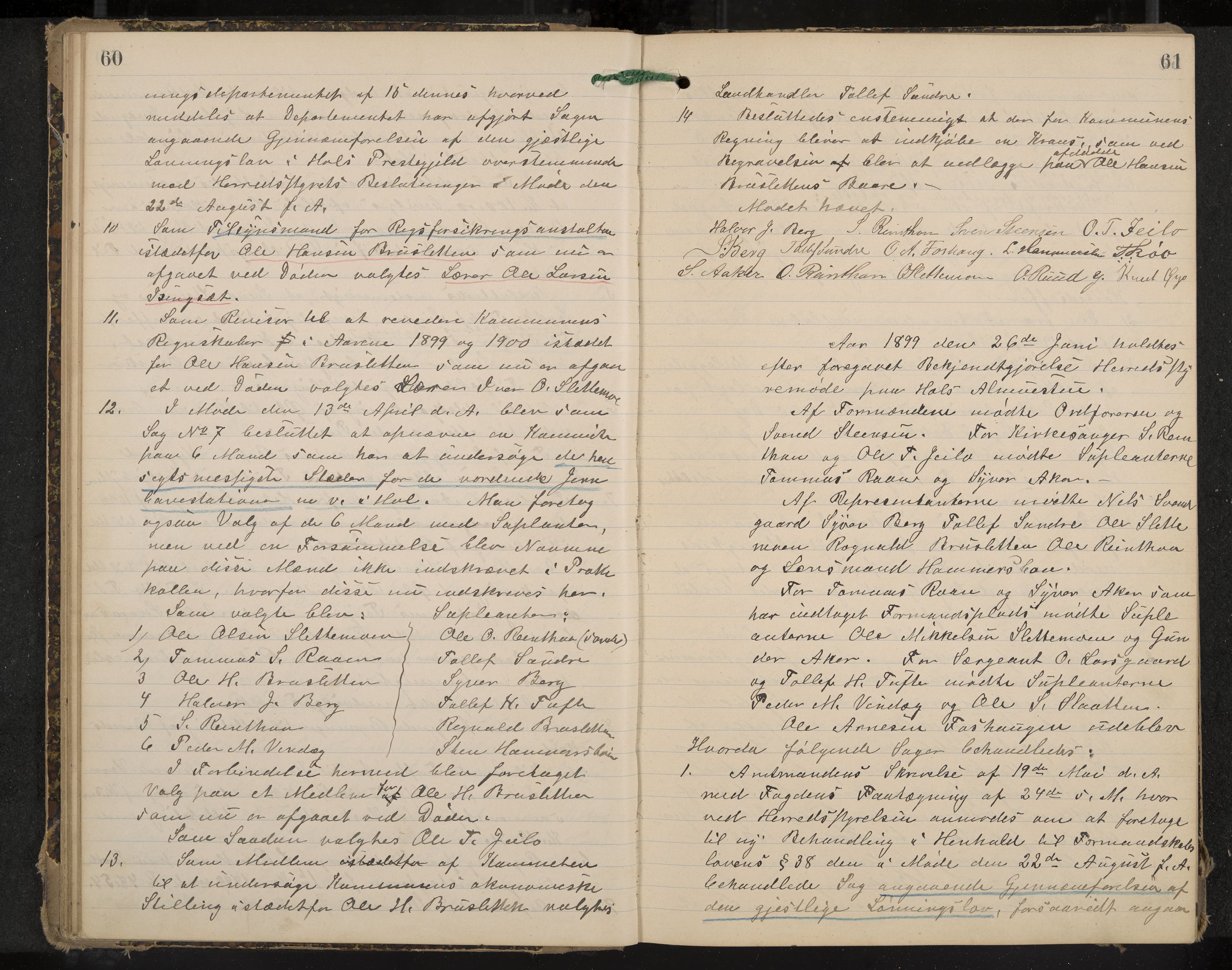 Hol formannskap og sentraladministrasjon, IKAK/0620021-1/A/L0003: Møtebok, 1897-1904, s. 60-61