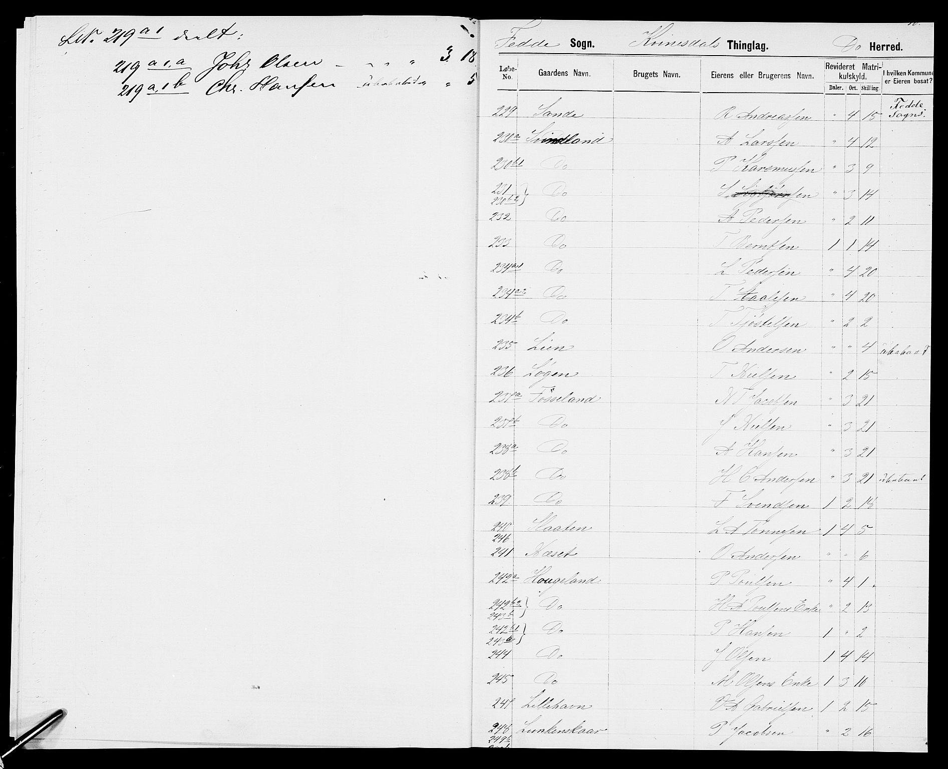SAK, Folketelling 1875 for 1037P Kvinesdal prestegjeld, 1875, s. 13