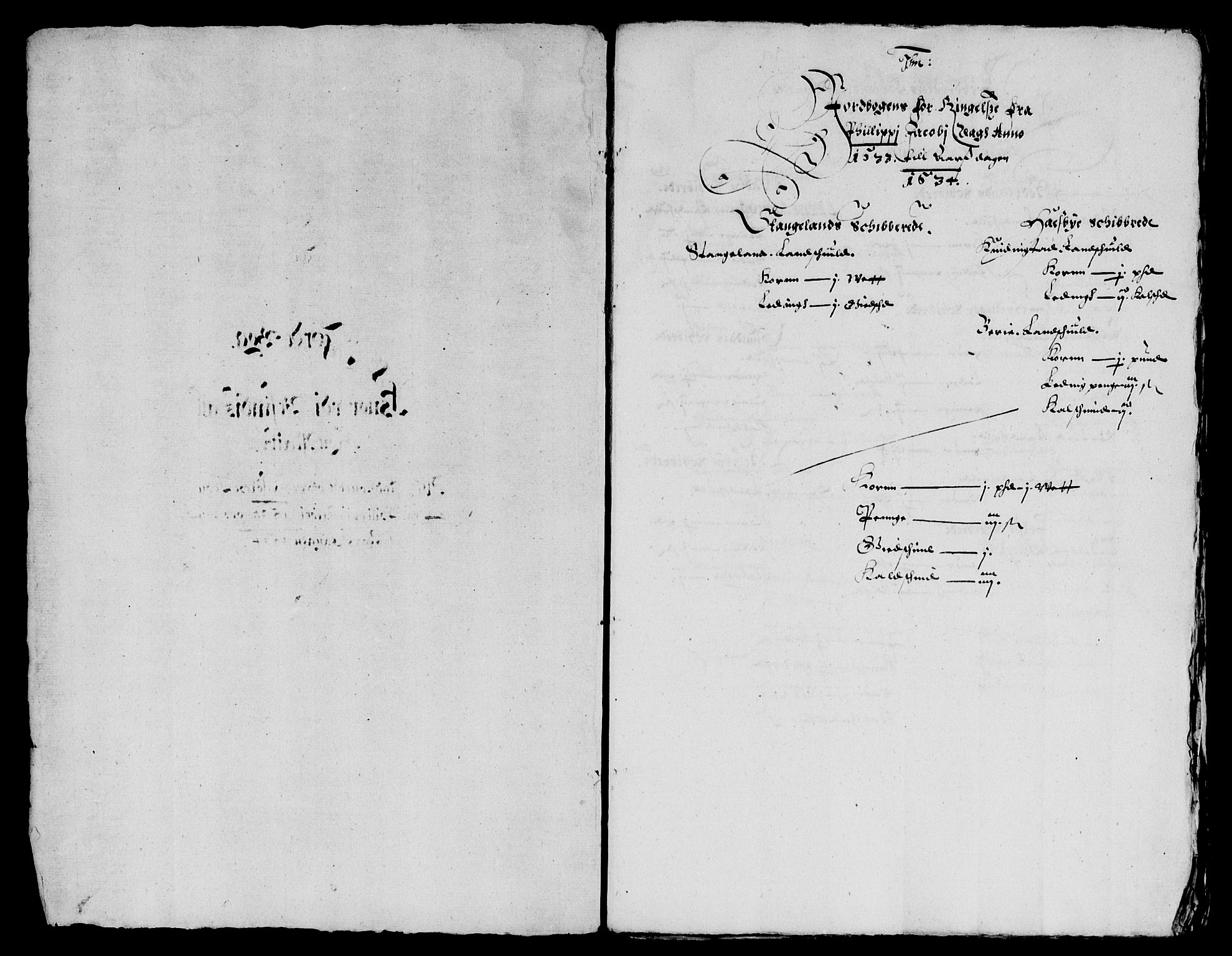 Rentekammeret inntil 1814, Reviderte regnskaper, Lensregnskaper, AV/RA-EA-5023/R/Rb/Rbs/L0017: Stavanger len, 1632-1634