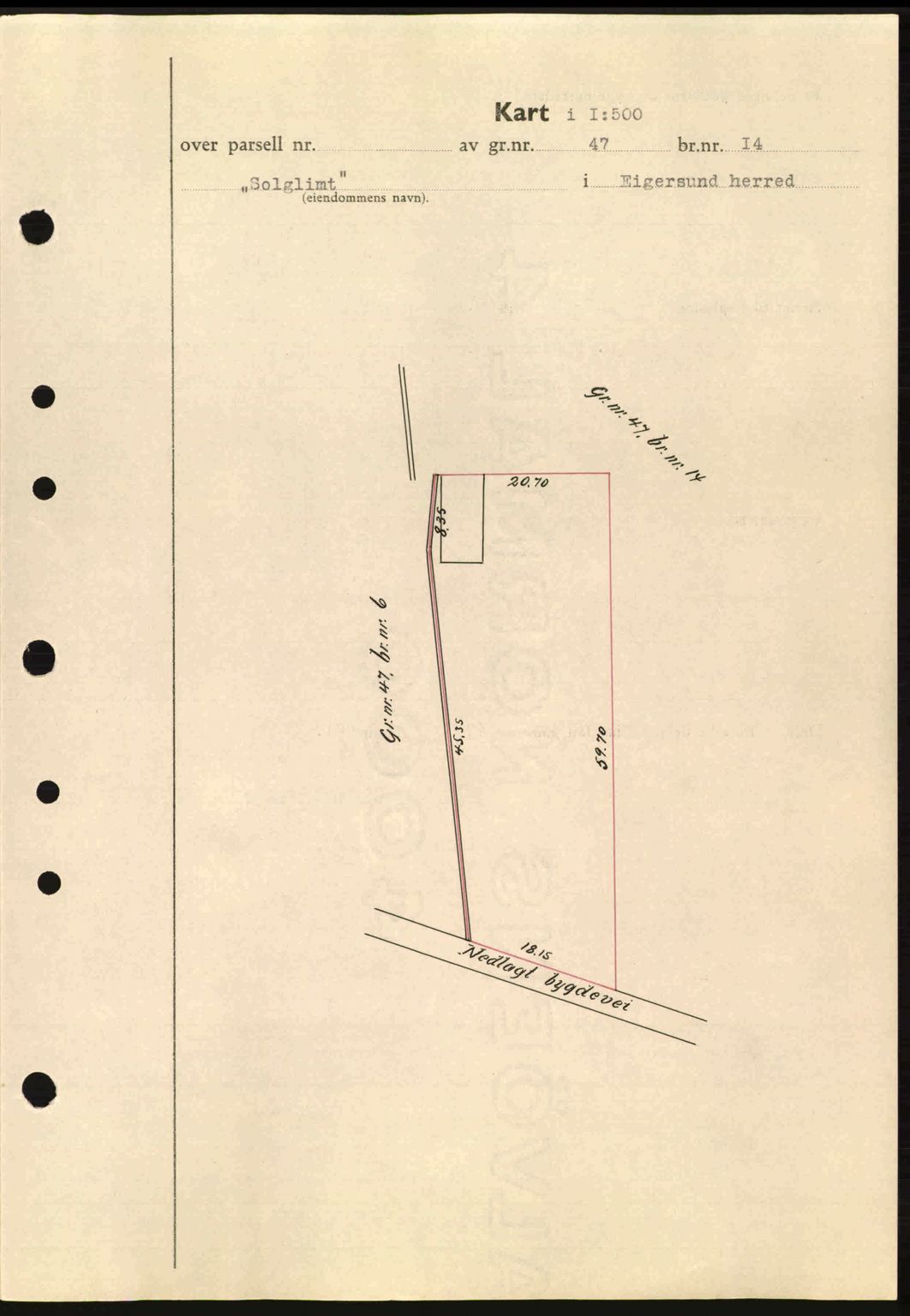 Dalane sorenskriveri, AV/SAST-A-100309/02/G/Gb/L0044: Pantebok nr. A5, 1940-1941, Dagboknr: 800/1940