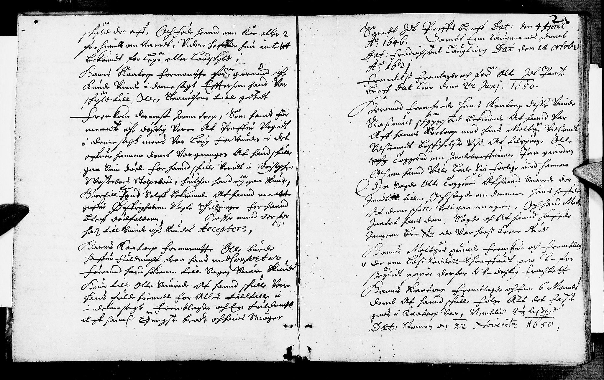 Rakkestad sorenskriveri, SAO/A-10686/F/Fb/L0004: Tingbøker, 1668, s. 1b-2a