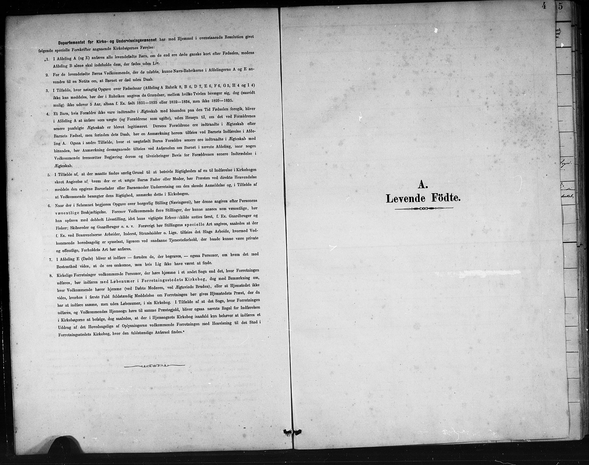 Finnås sokneprestembete, AV/SAB-A-99925/H/Ha/Hab/Haba/L0003: Klokkerbok nr. A 3, 1883-1900, s. 4