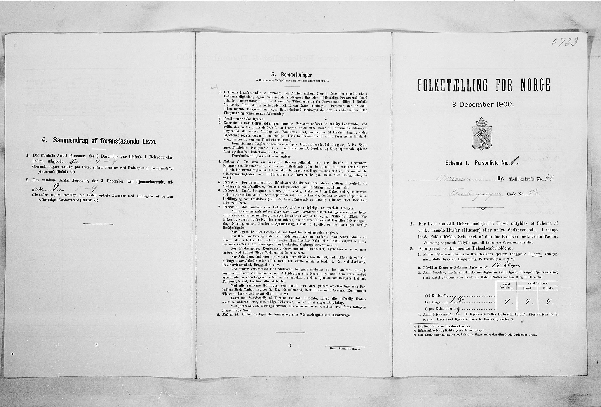 RA, Folketelling 1900 for 0602 Drammen kjøpstad, 1900, s. 8362