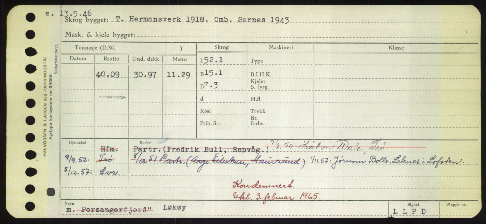 Sjøfartsdirektoratet med forløpere, Skipsmålingen, AV/RA-S-1627/H/Hd/L0023: Fartøy, Lia-Løv, s. 545