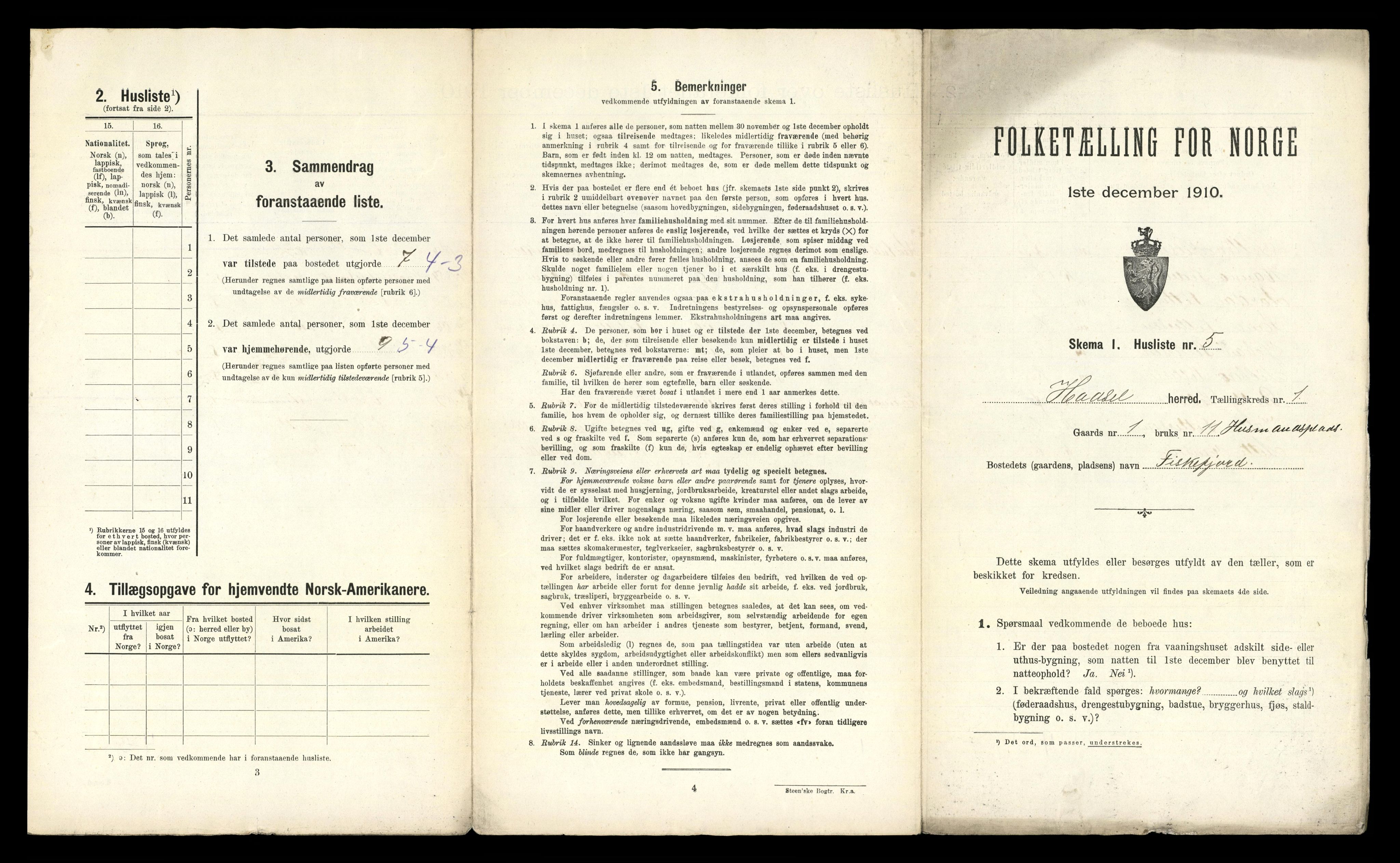 RA, Folketelling 1910 for 1866 Hadsel herred, 1910, s. 79