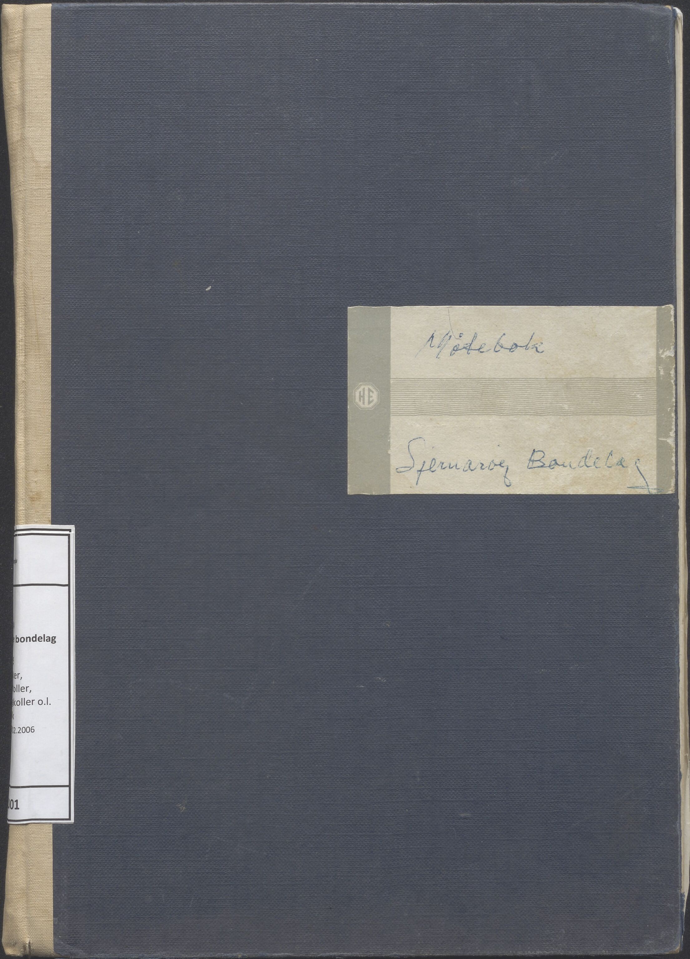 PA-0718, Sjernarøy bondelag, BYST/A-1771/A/L0001: Møtebok, 1974-2006