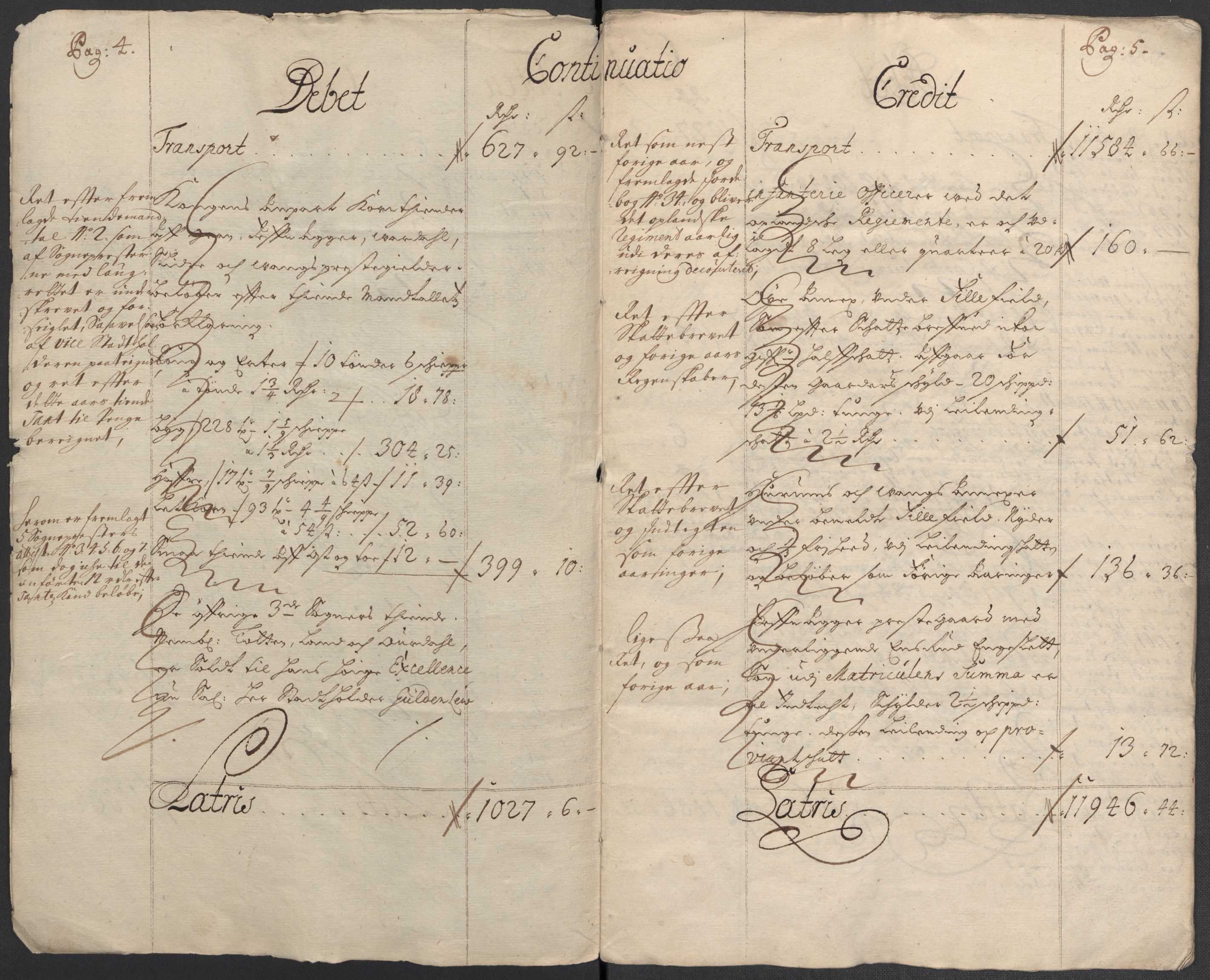 Rentekammeret inntil 1814, Reviderte regnskaper, Fogderegnskap, AV/RA-EA-4092/R18/L1302: Fogderegnskap Hadeland, Toten og Valdres, 1704, s. 5