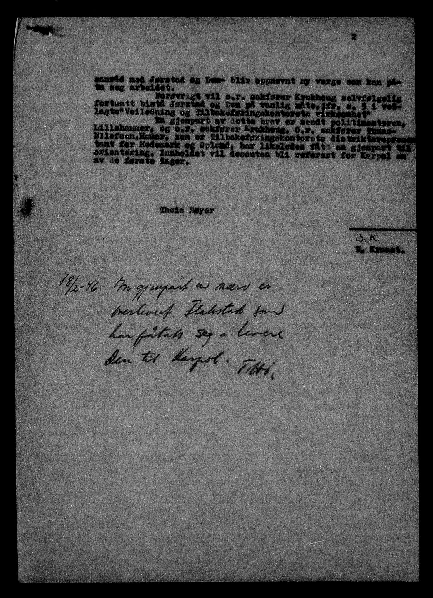 Justisdepartementet, Tilbakeføringskontoret for inndratte formuer, AV/RA-S-1564/H/Hc/Hcc/L0949: --, 1945-1947, s. 472