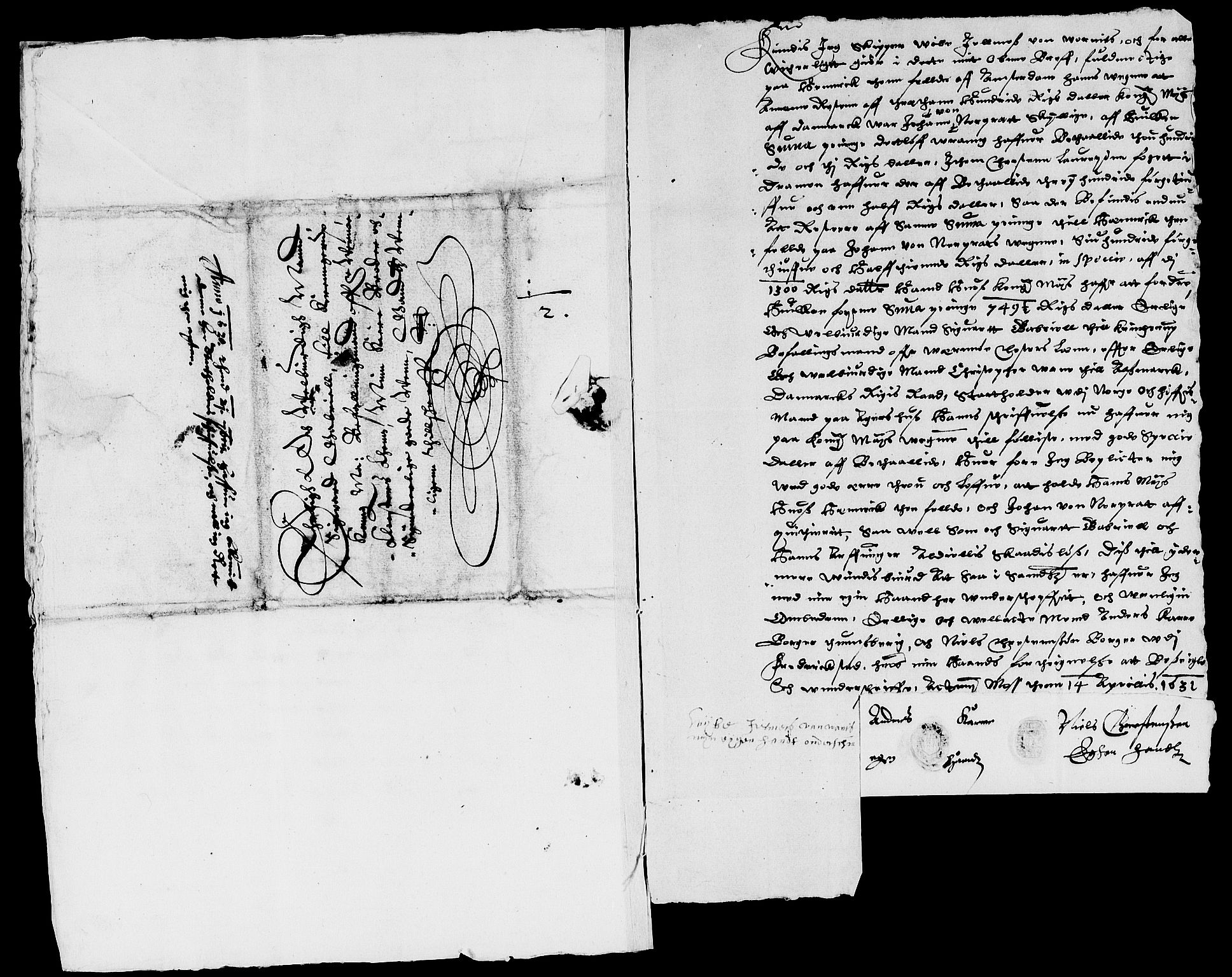 Rentekammeret inntil 1814, Reviderte regnskaper, Lensregnskaper, AV/RA-EA-5023/R/Rb/Rbg/L0003: Verne kloster len, 1619-1636