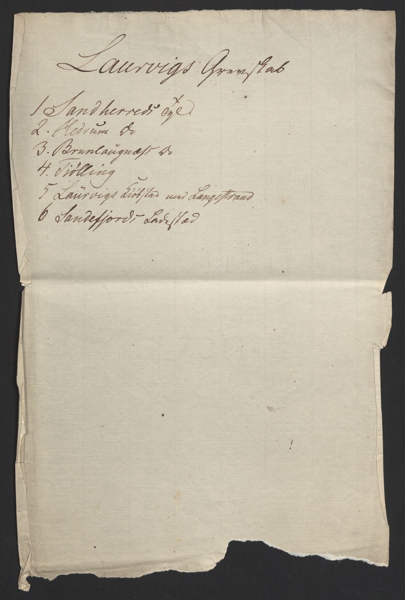 Sølvskatten 1816, NOBA/SOLVSKATTEN/A/L0023: Bind 24: Larvik fogderi, 1816-1824, s. 7