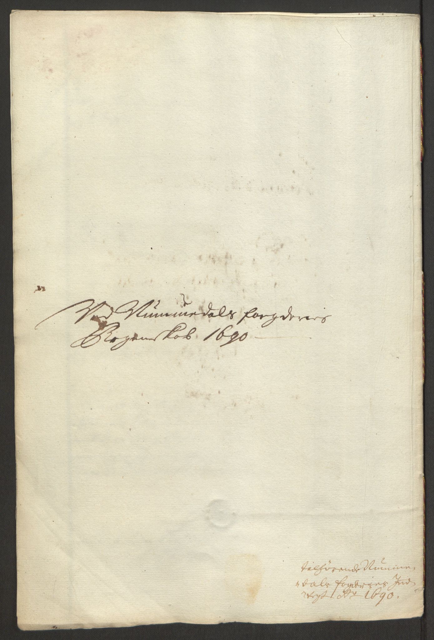 Rentekammeret inntil 1814, Reviderte regnskaper, Fogderegnskap, AV/RA-EA-4092/R64/L4423: Fogderegnskap Namdal, 1690-1691, s. 105