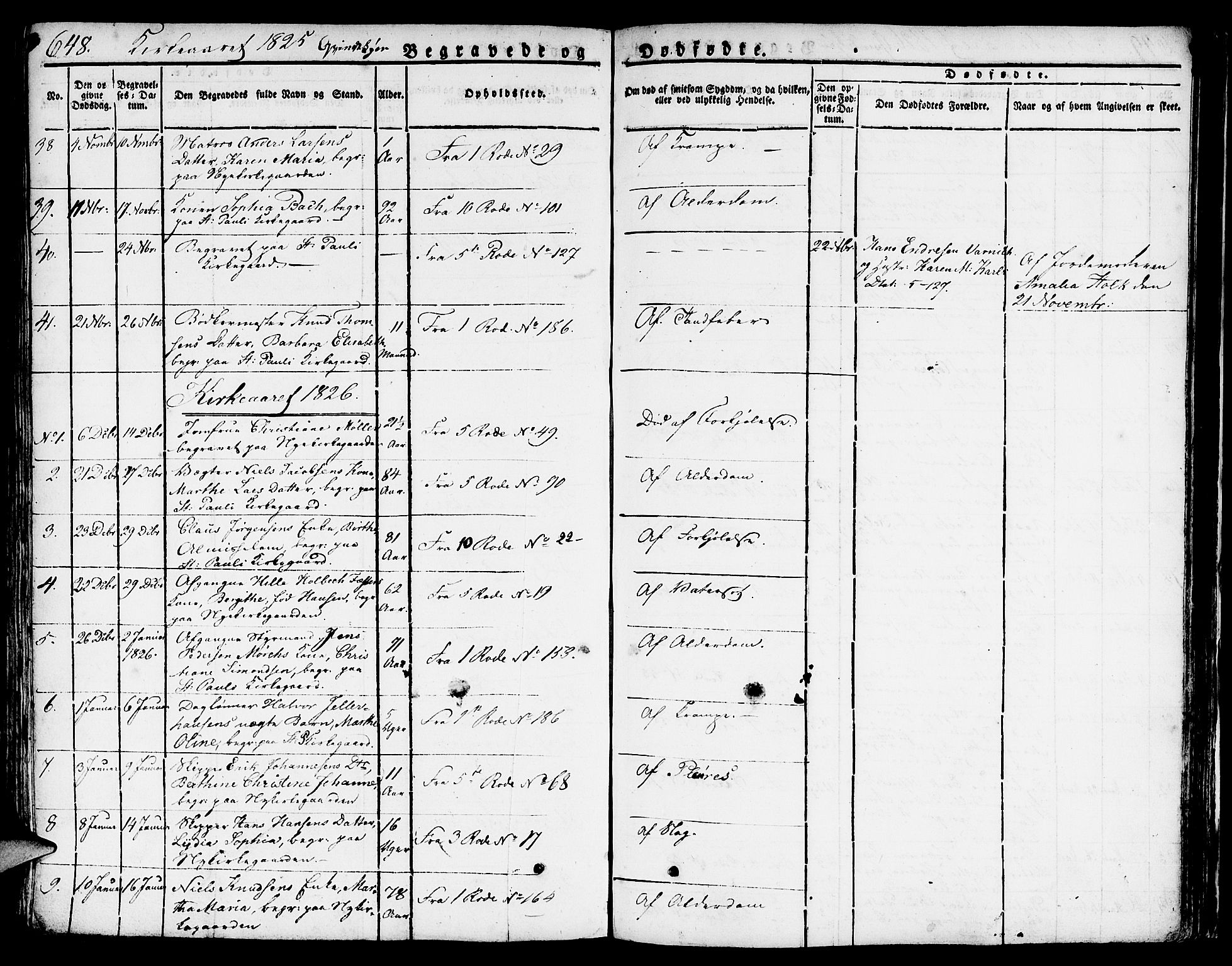 Nykirken Sokneprestembete, AV/SAB-A-77101/H/Hab: Klokkerbok nr. A 5II, 1821-1843, s. 648
