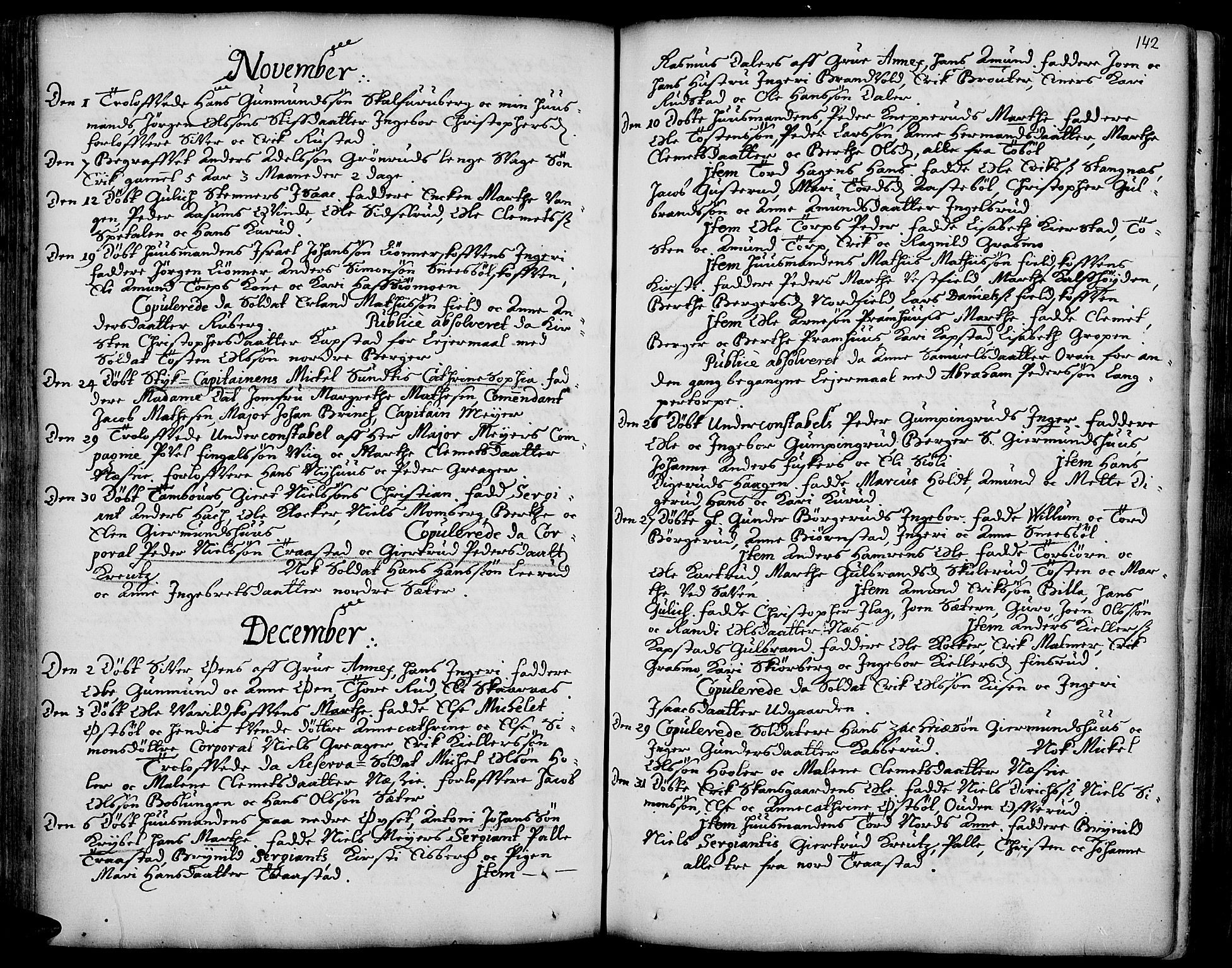 Vinger prestekontor, AV/SAH-PREST-024/H/Ha/Haa/L0001: Ministerialbok nr. 1, 1689-1729, s. 142