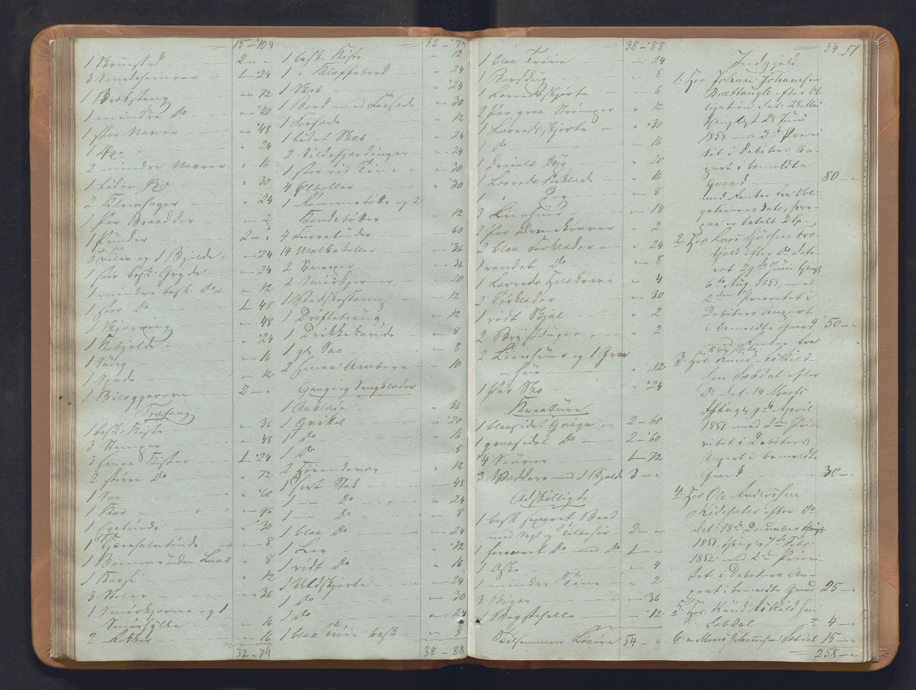 Nordhordland sorenskrivar, SAB/A-2901/1/H/Hb/L0018: Registreringsprotokollar, 1853-1856, s. 51