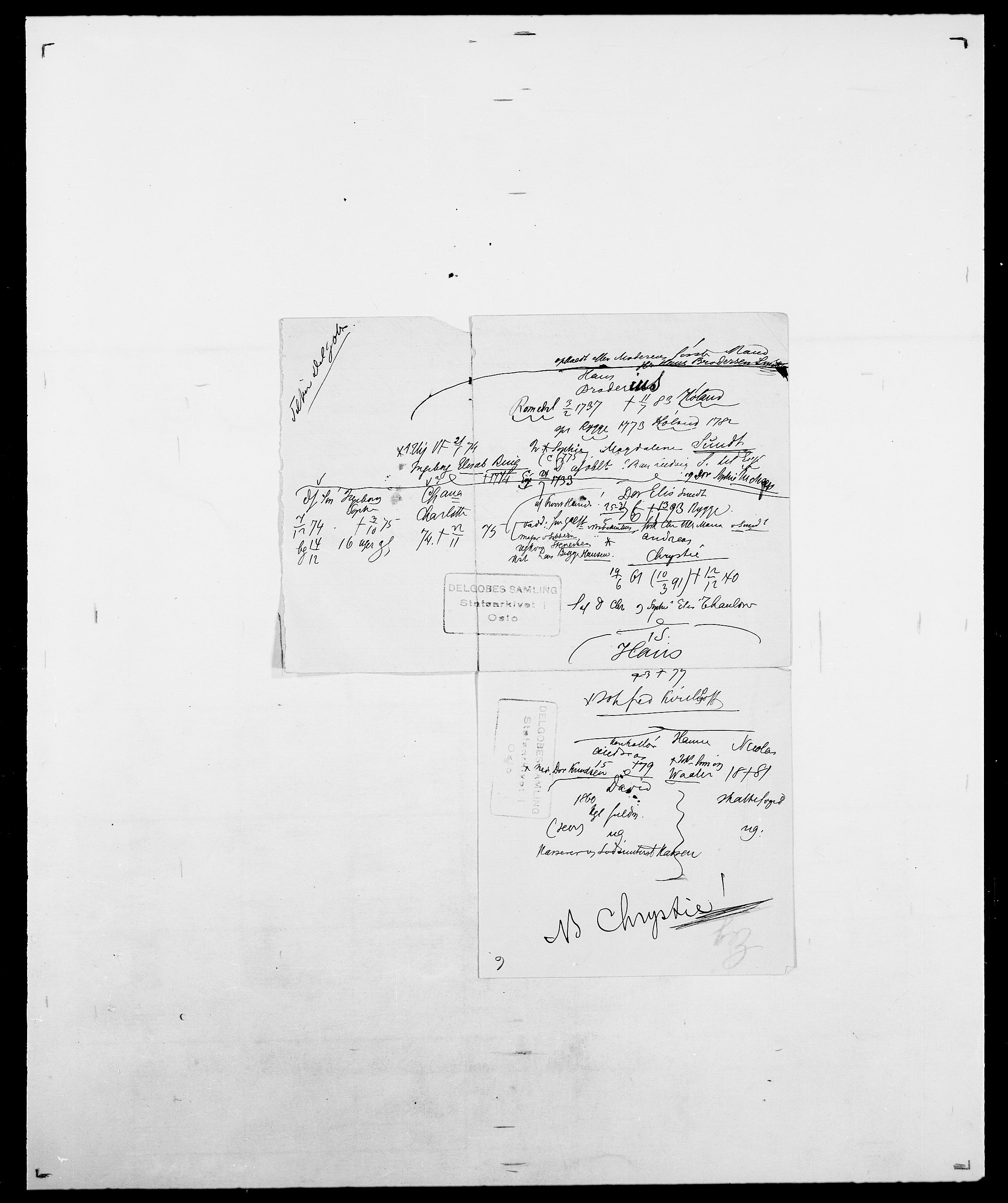 Delgobe, Charles Antoine - samling, AV/SAO-PAO-0038/D/Da/L0010: Dürendahl - Fagelund, s. 162