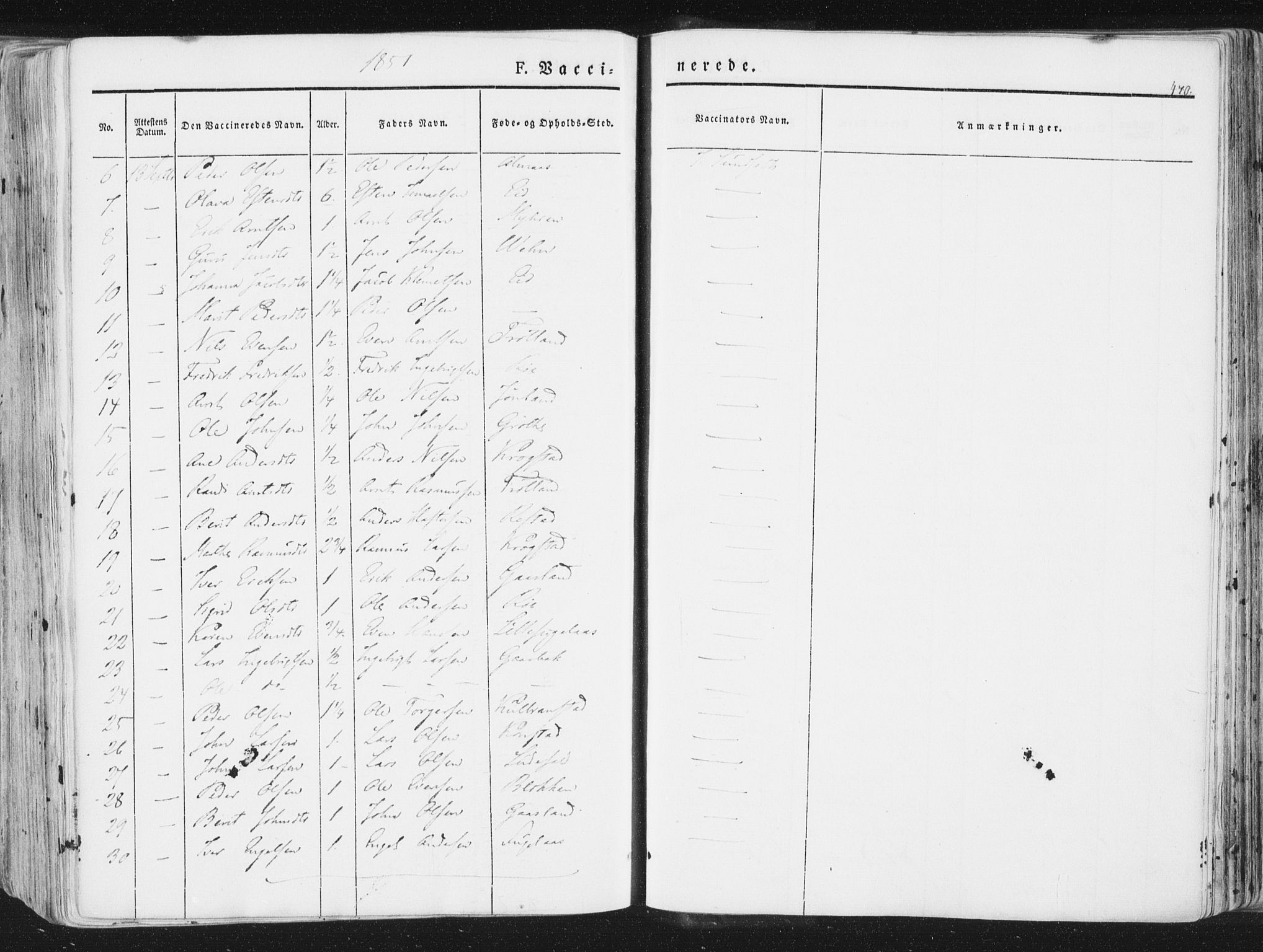 Ministerialprotokoller, klokkerbøker og fødselsregistre - Sør-Trøndelag, SAT/A-1456/691/L1074: Ministerialbok nr. 691A06, 1842-1852, s. 470