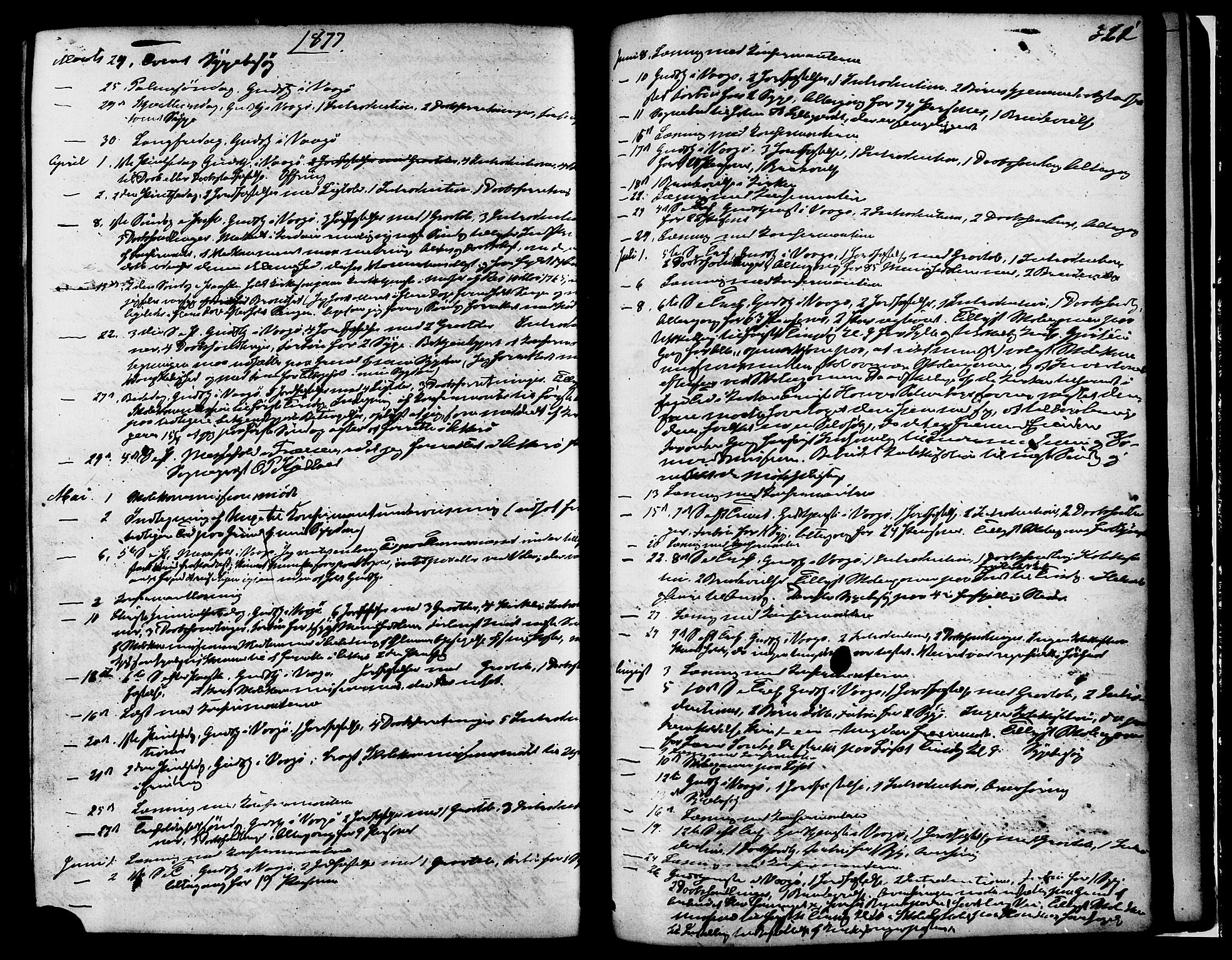 Ministerialprotokoller, klokkerbøker og fødselsregistre - Møre og Romsdal, AV/SAT-A-1454/565/L0749: Ministerialbok nr. 565A03, 1871-1886, s. 361