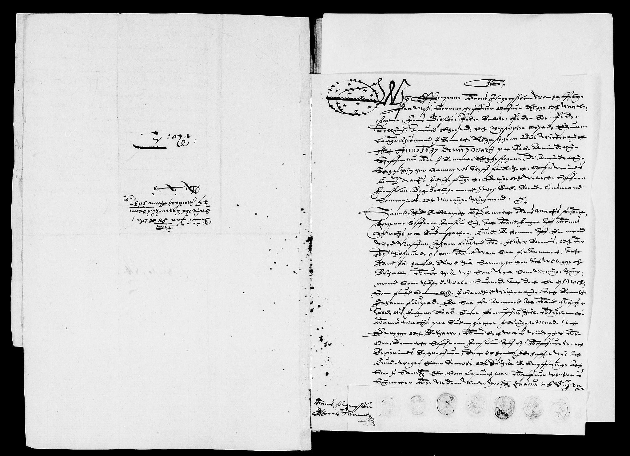 Rentekammeret inntil 1814, Reviderte regnskaper, Lensregnskaper, AV/RA-EA-5023/R/Rb/Rbg/L0004: Verne kloster len, 1635-1639