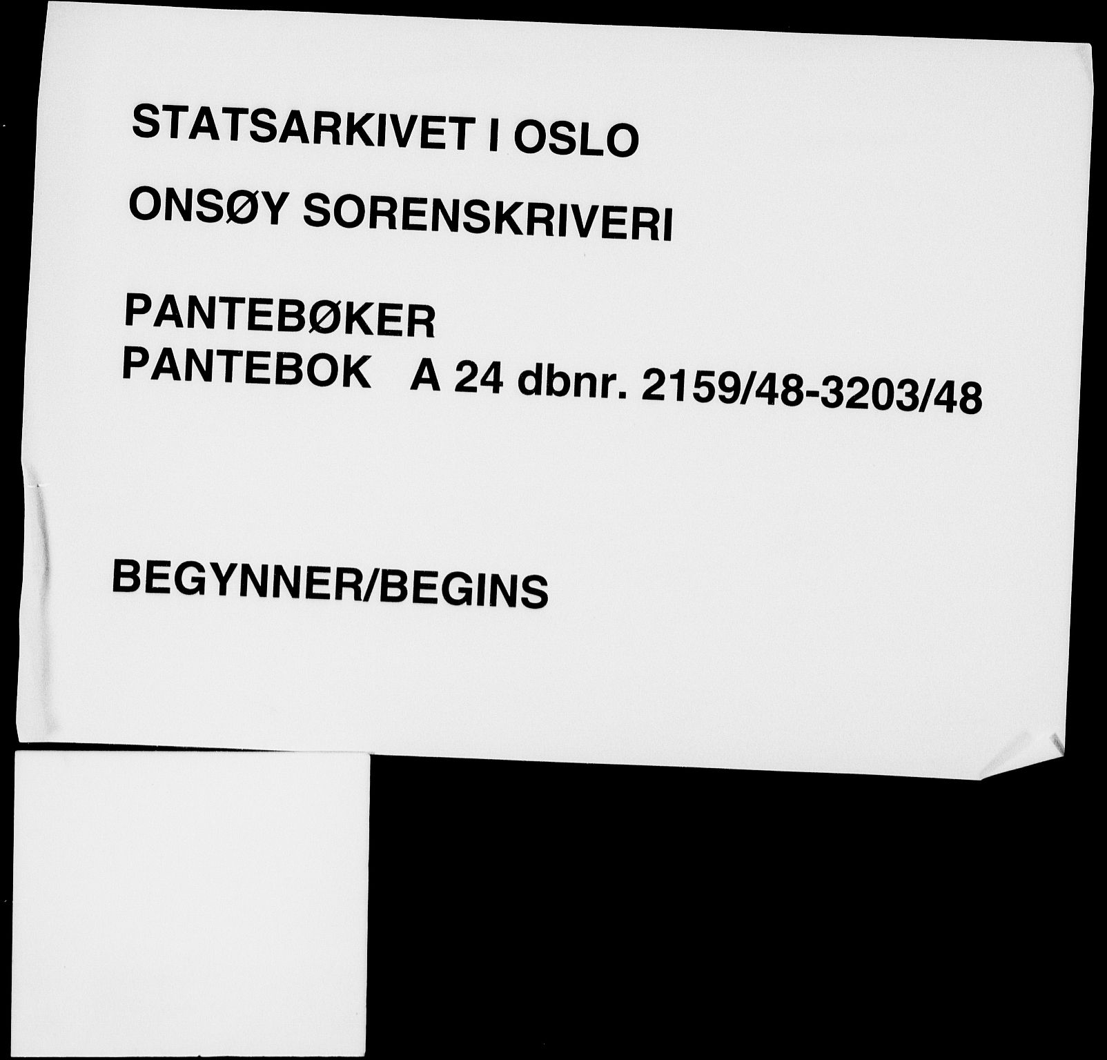 Onsøy sorenskriveri, SAO/A-10474/G/Ga/Gab/L0024: Pantebok nr. II A-24, 1948-1948